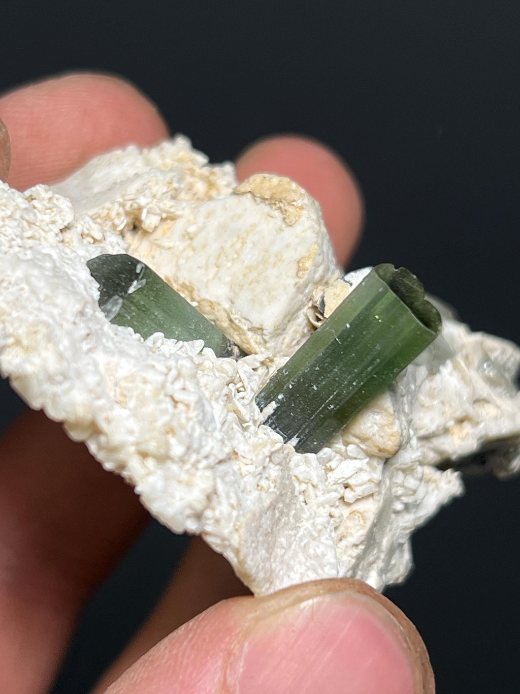 Termolite Tourmaline Specimen, 47gram - Crystal Gemstone AE 