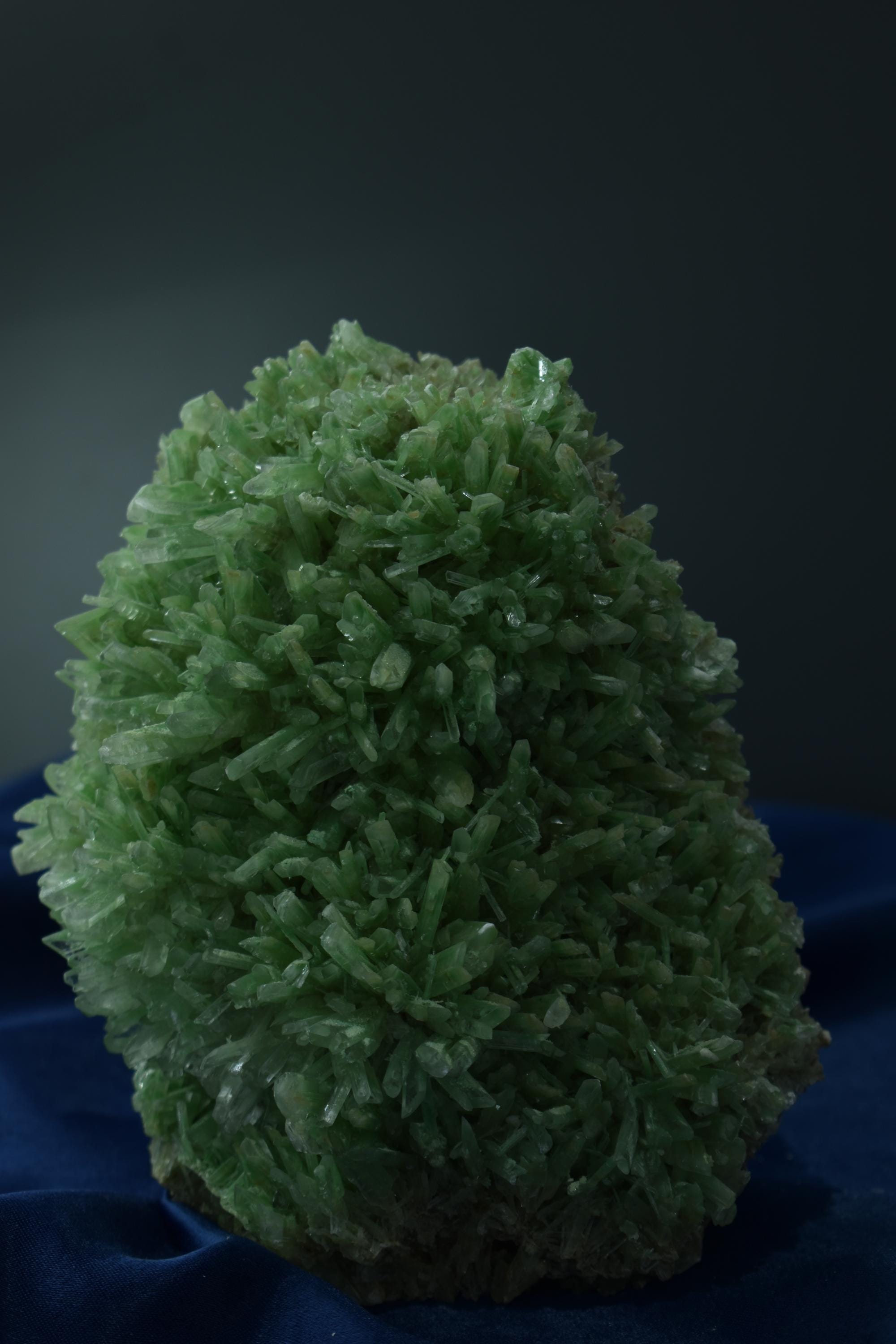 Green Selenite Crystal, Special Collection Piece - Crystal Gemstone AE 