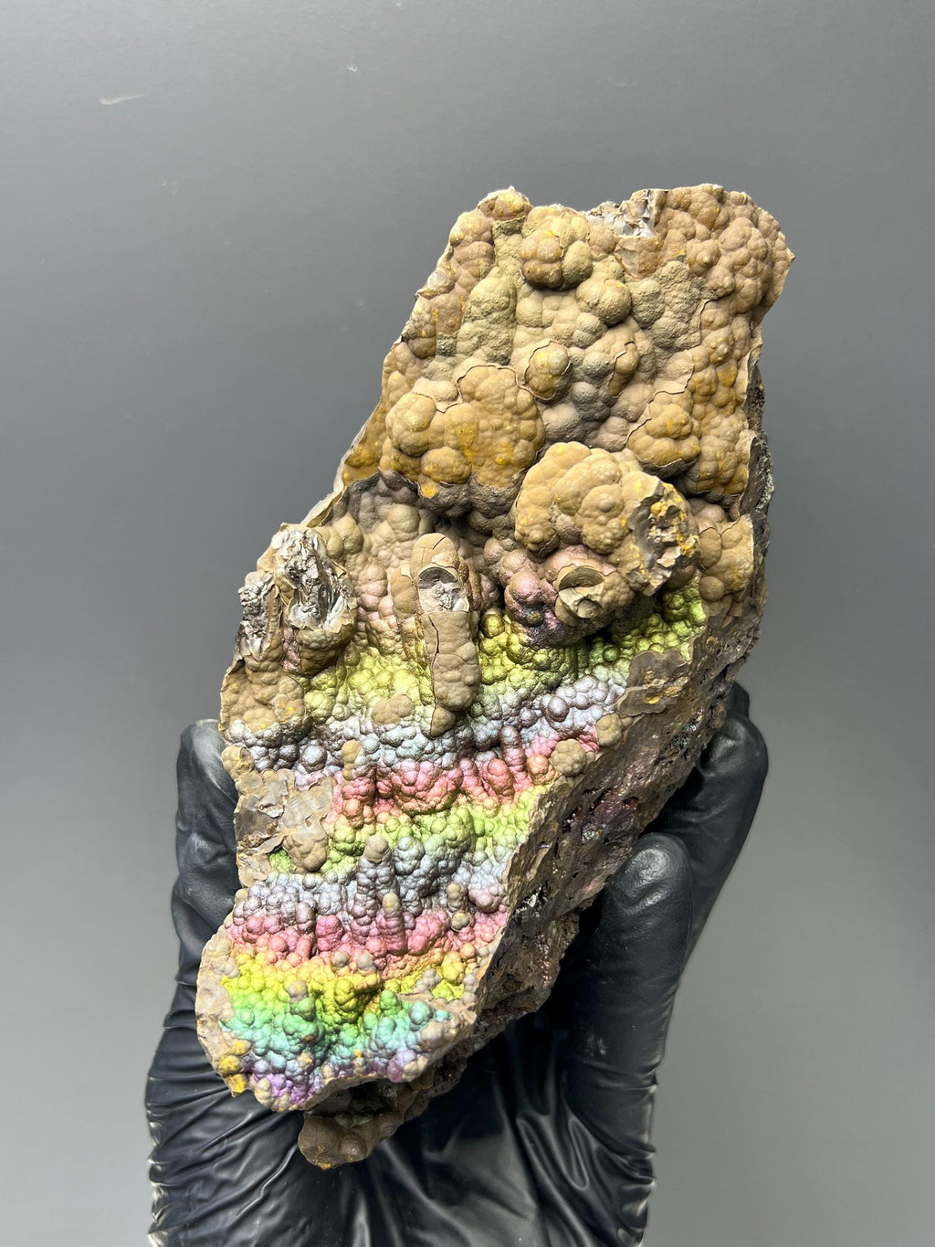 Museum Grade Colourful Iridescent Small Stalactites Goethite Specimen - Crystal Gemstone AE 