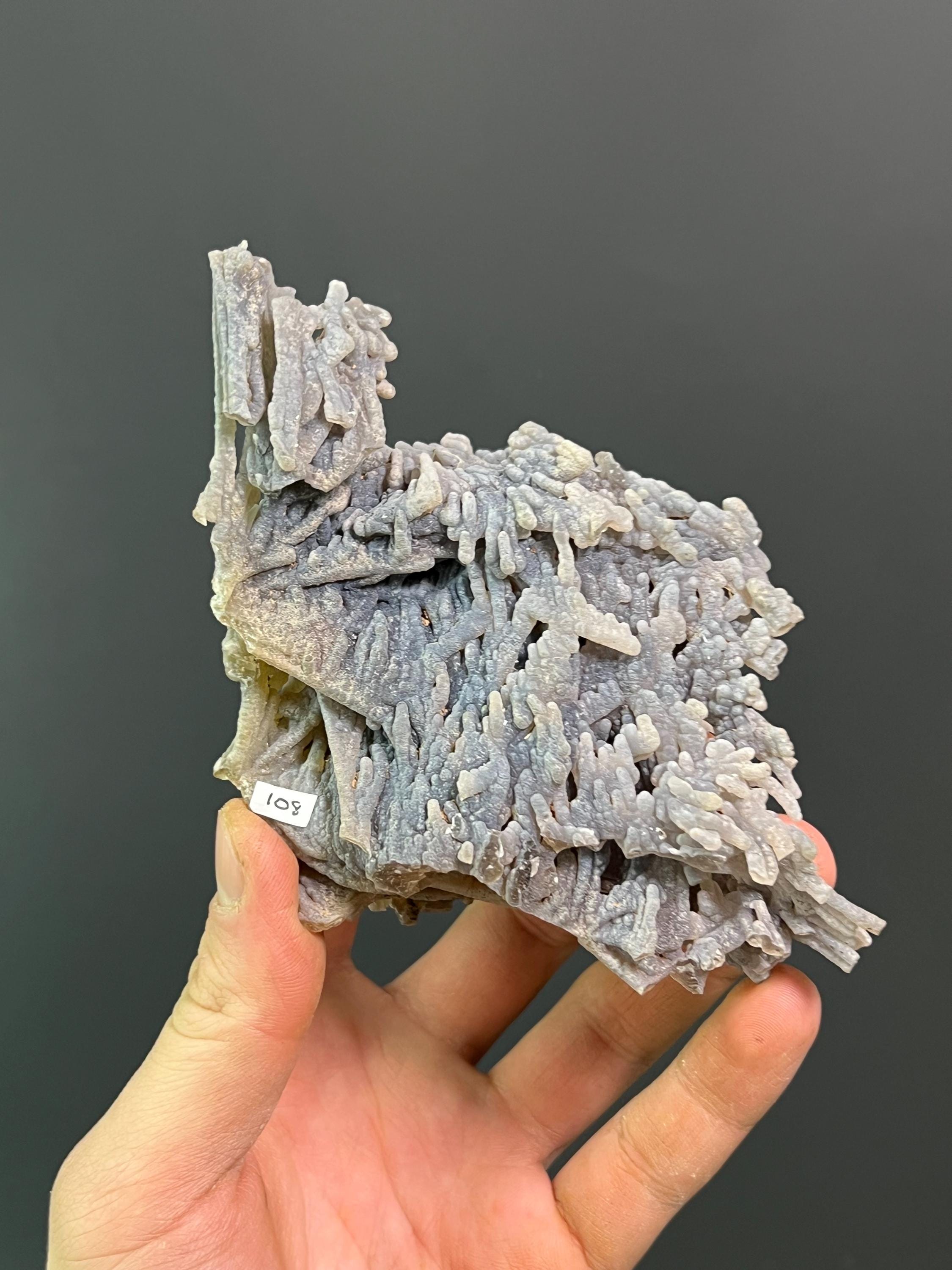 Stalactite Chalcedony - Crystal Gemstone AE 