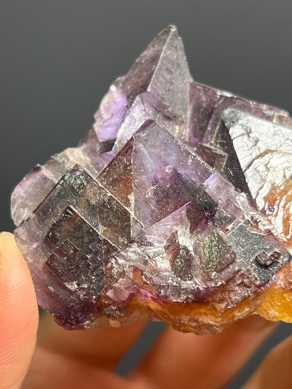 Phantom Fluorite Specimen, 78gram - Crystal Gemstone AE 