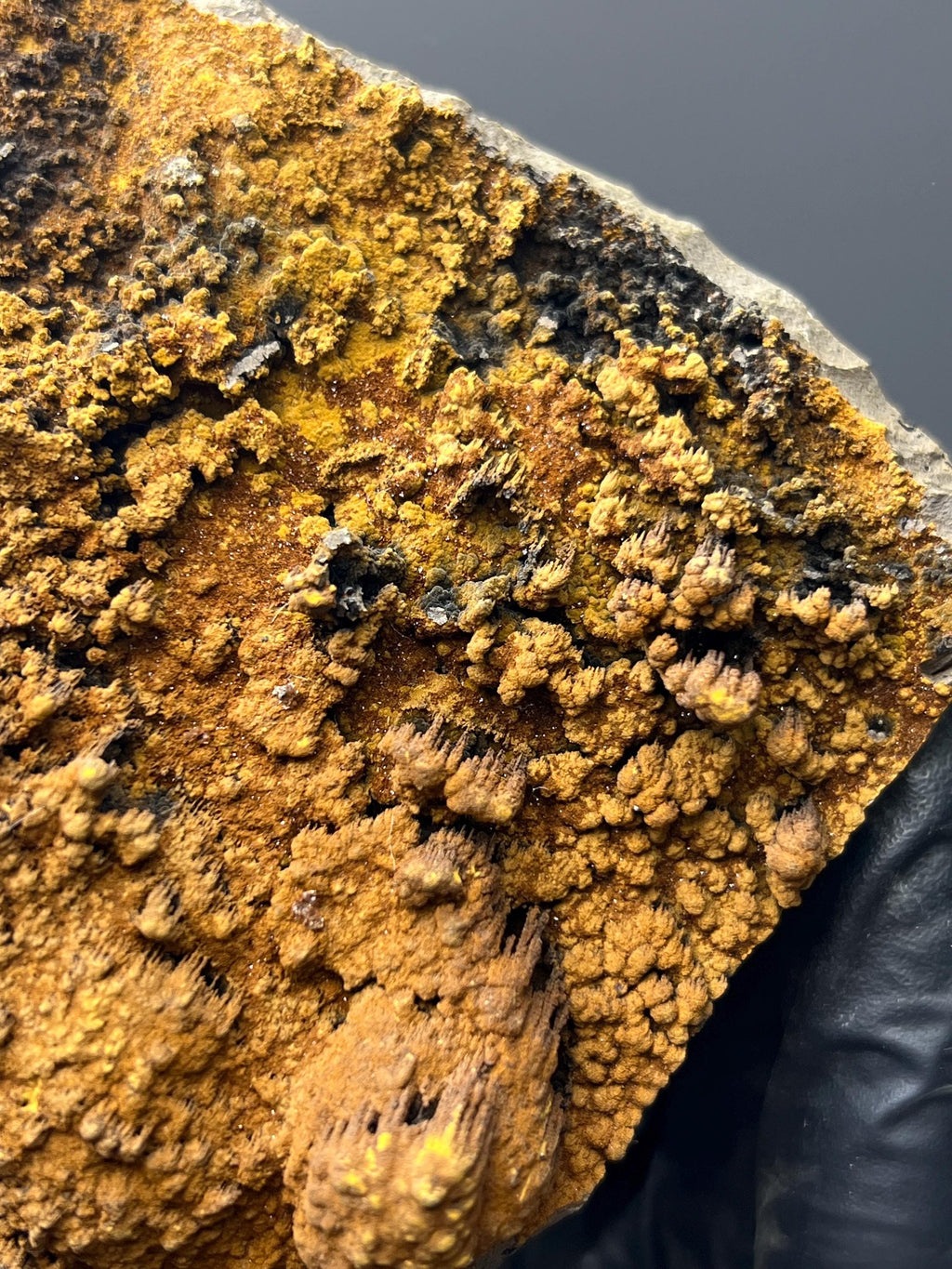 Limonite With Small Stalactites Goethite Specimen - Crystal Gemstone AE 