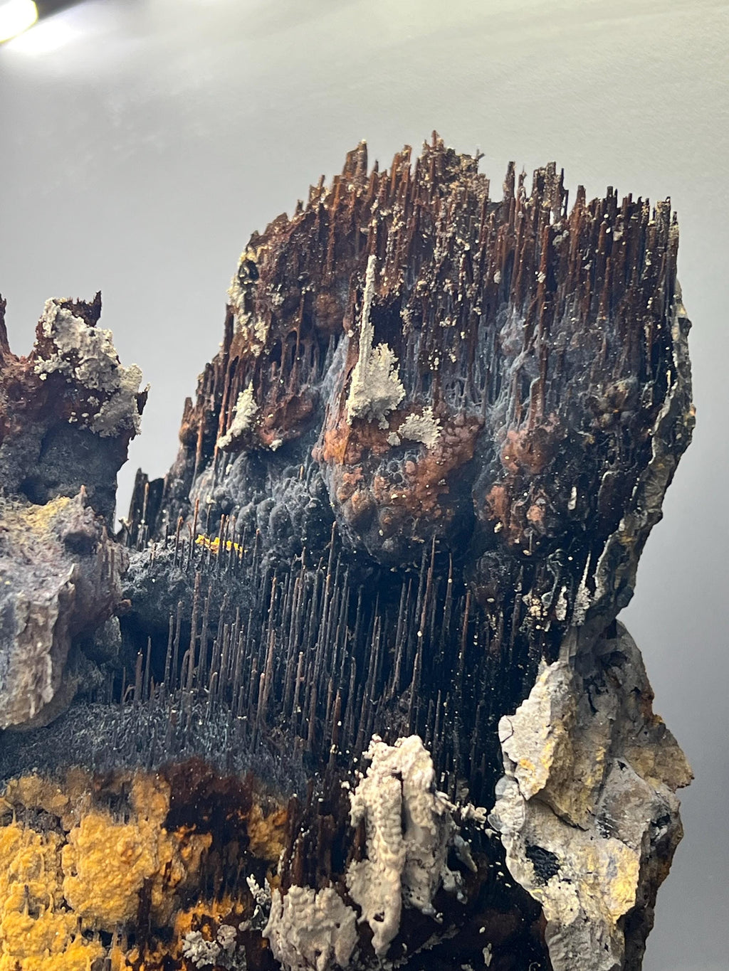 Museum Quality! Extra Big, Limonite And Specularite With Stalactite Goethite, For Special Collection - Crystal Gemstone AE 