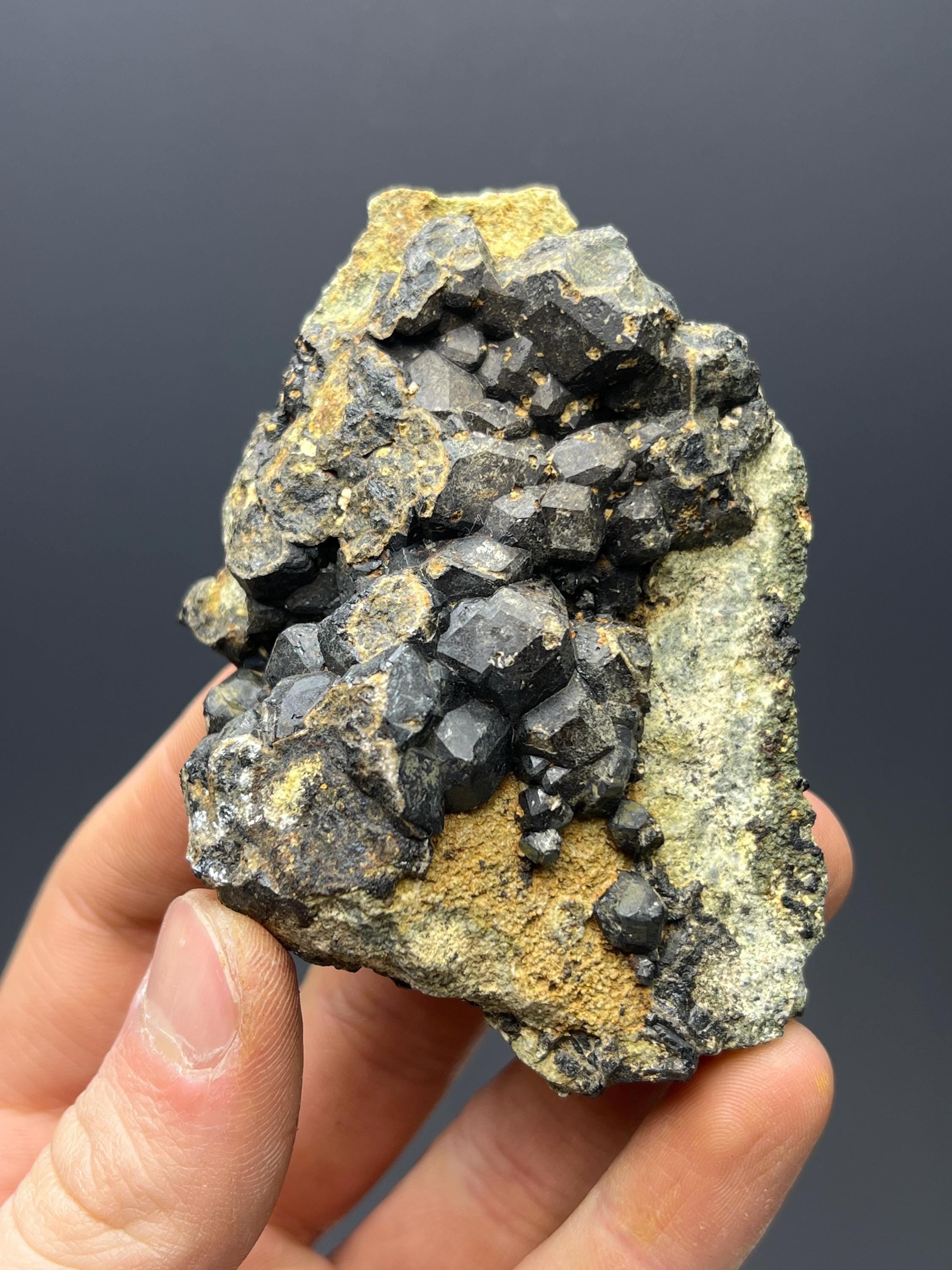 Garnet On Matrix - Crystal Gemstone AE 