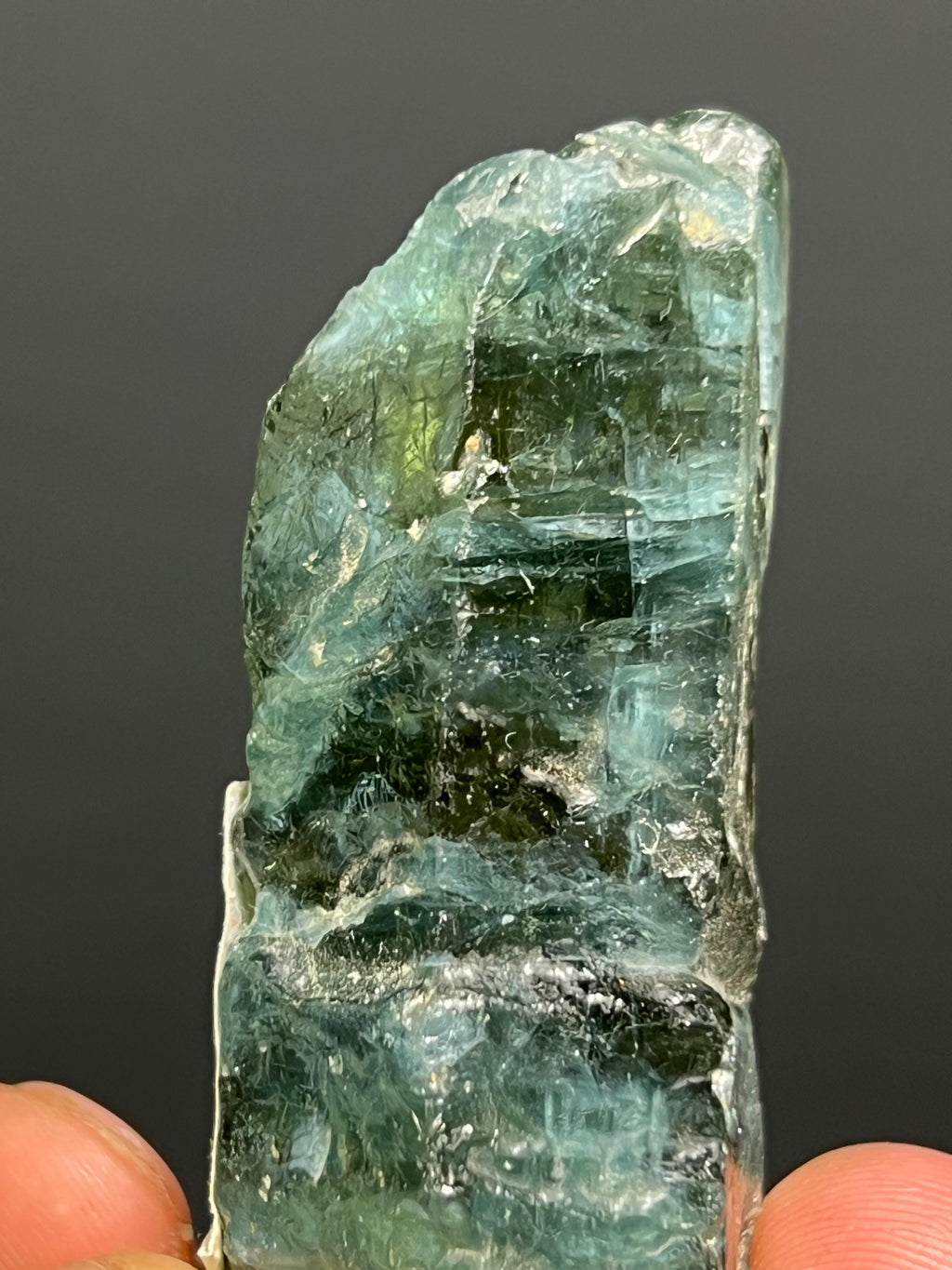 Apatite Var. Fluorapatite - Russia - Crystal Gemstone AE 