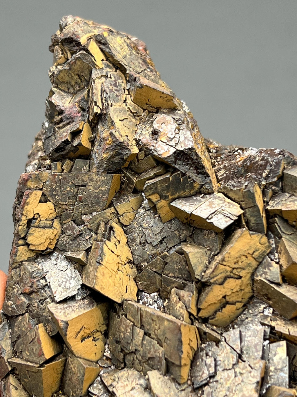 Very Special and showy limonite on iron Siderite, From Turkey - Crystal Gemstone AE 
