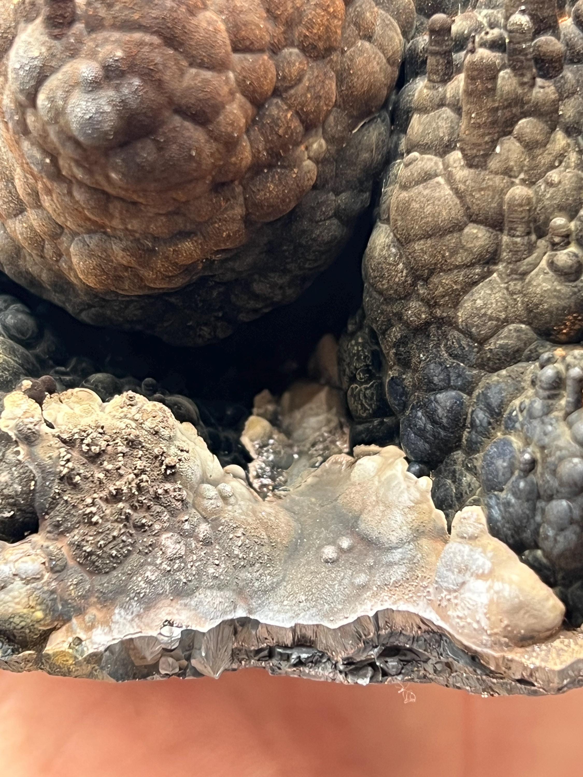 Botryoidal And Stalactite Formed Limonite On Goethite - Crystal Gemstone AE 