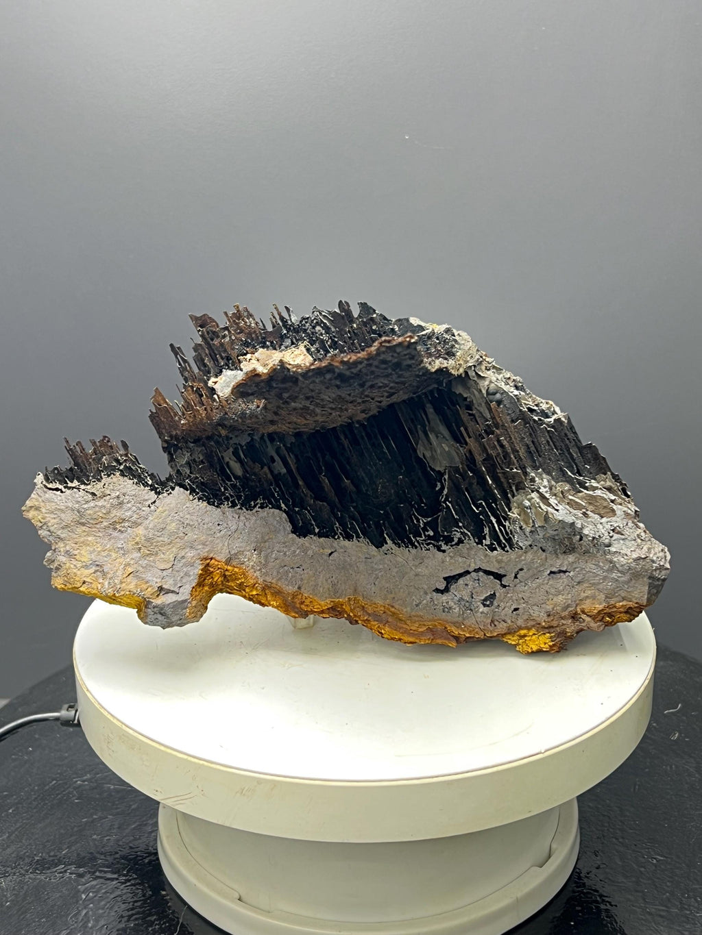 Museum Grade, Very Special Limonite With Stalactite Goethite Specimen - Crystal Gemstone AE 