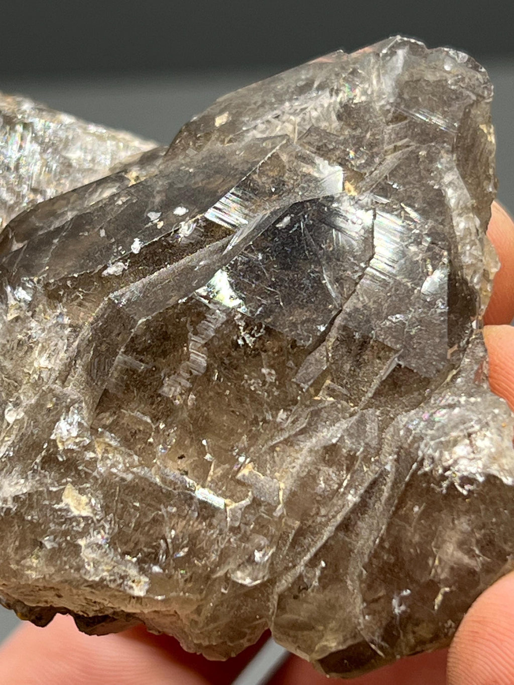 Very Special, 2 Sided Elestial Smoky Quartz, From Turkey - Crystal Gemstone AE 