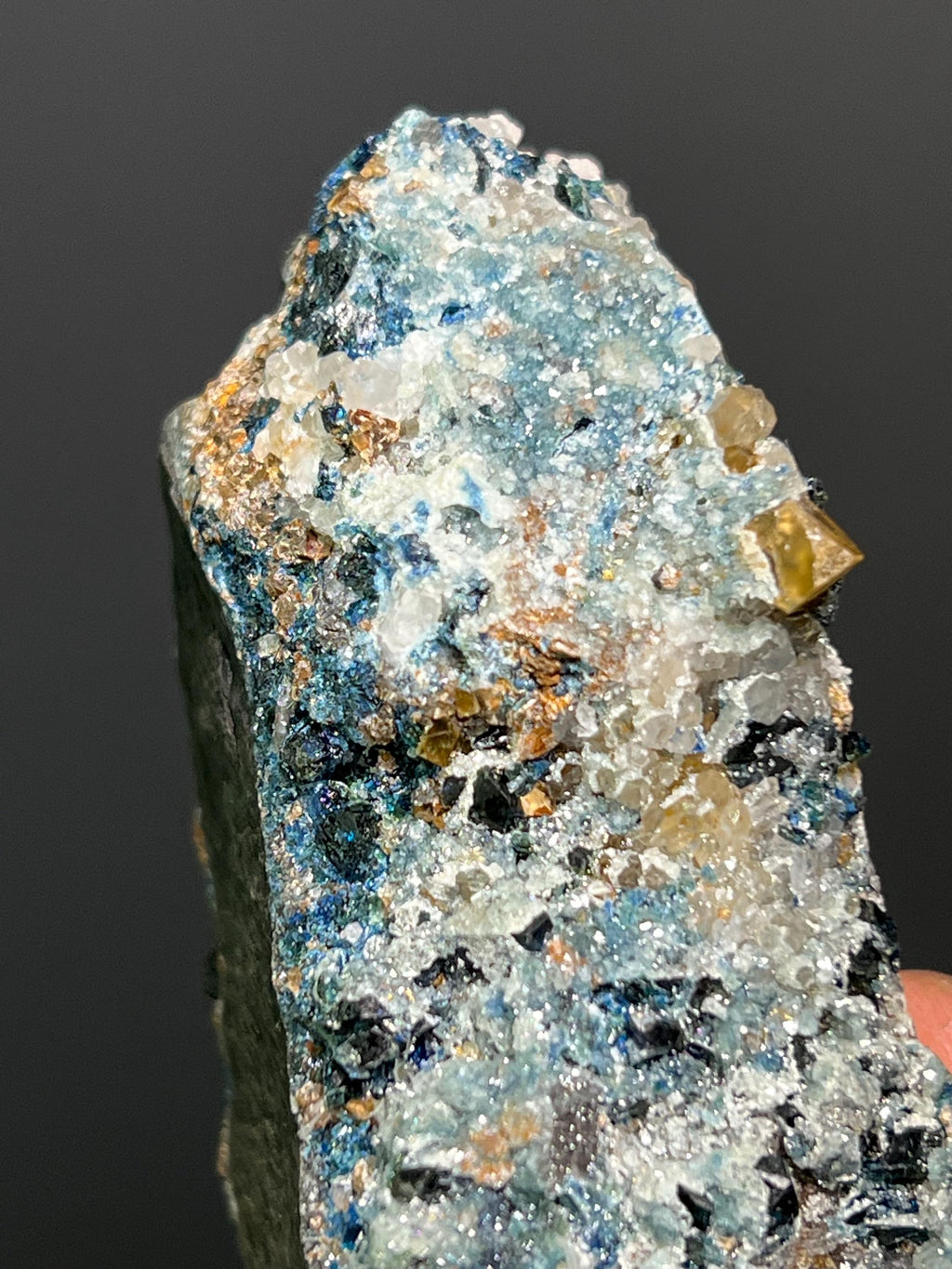Lazulite Blue Crystals Specimen, 320gram - Crystal Gemstone AE 