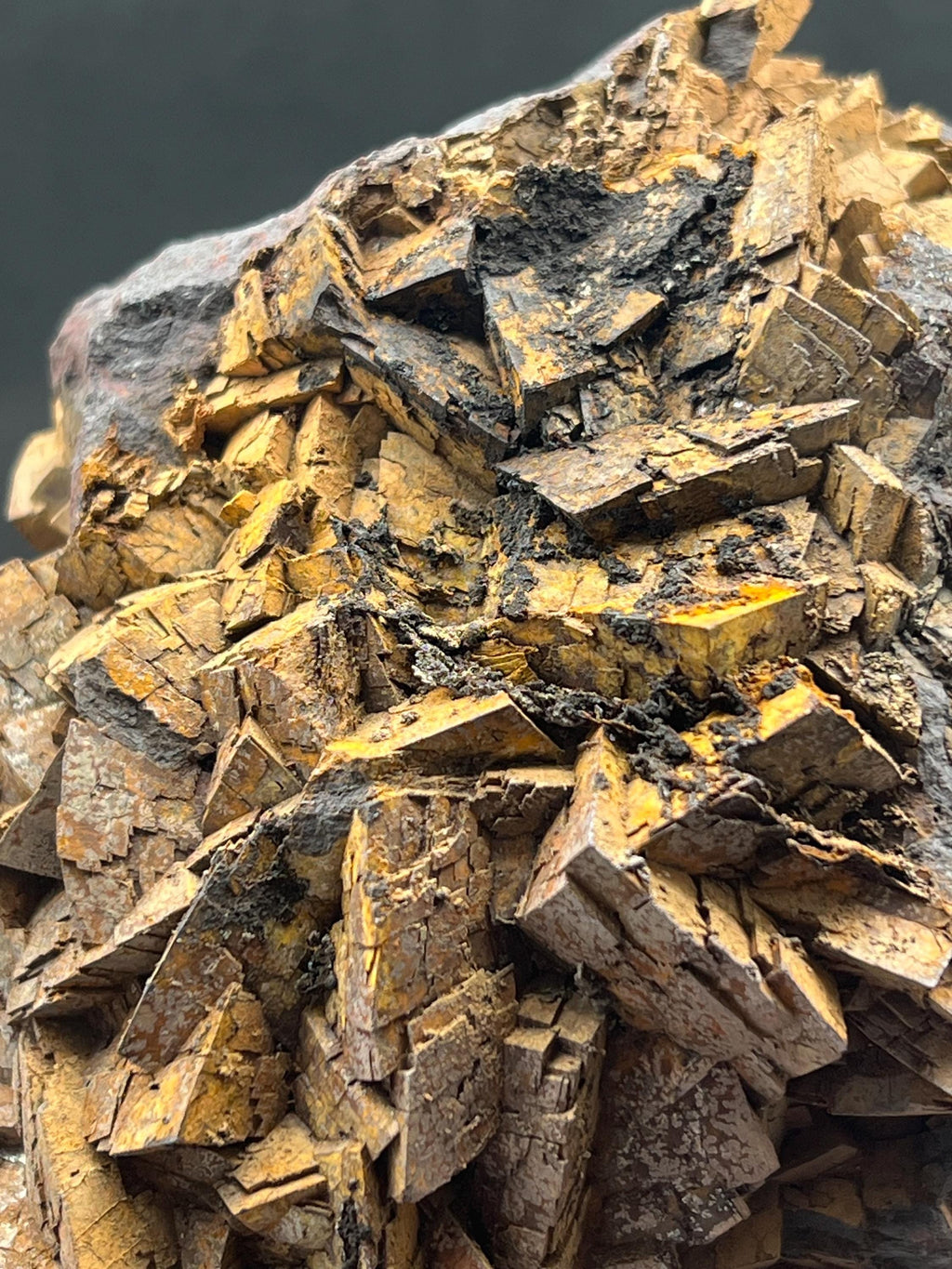 Special Quality And Showy Limonite On Iron Siderite, For Special Collection - Crystal Gemstone AE 
