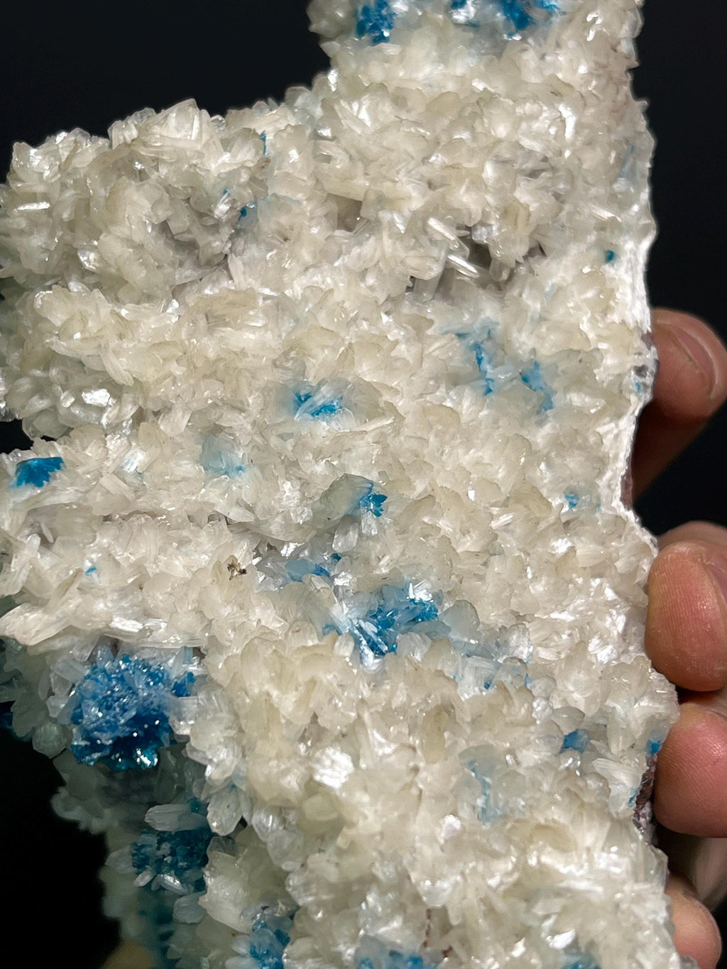 Museum Grade, Cavansite On Stilbite Specimen, 1,7kg - Crystal Gemstone AE 