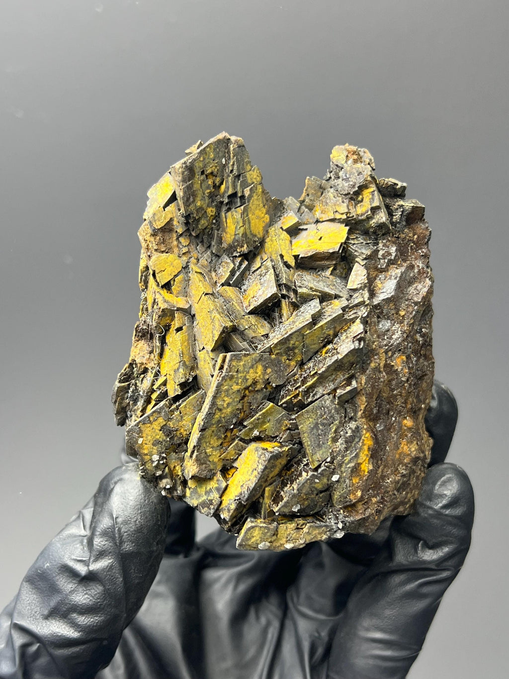 Very Rare Specimen! Natural Colors Iridescent Limonite With Iron Siderite - Crystal Gemstone AE 