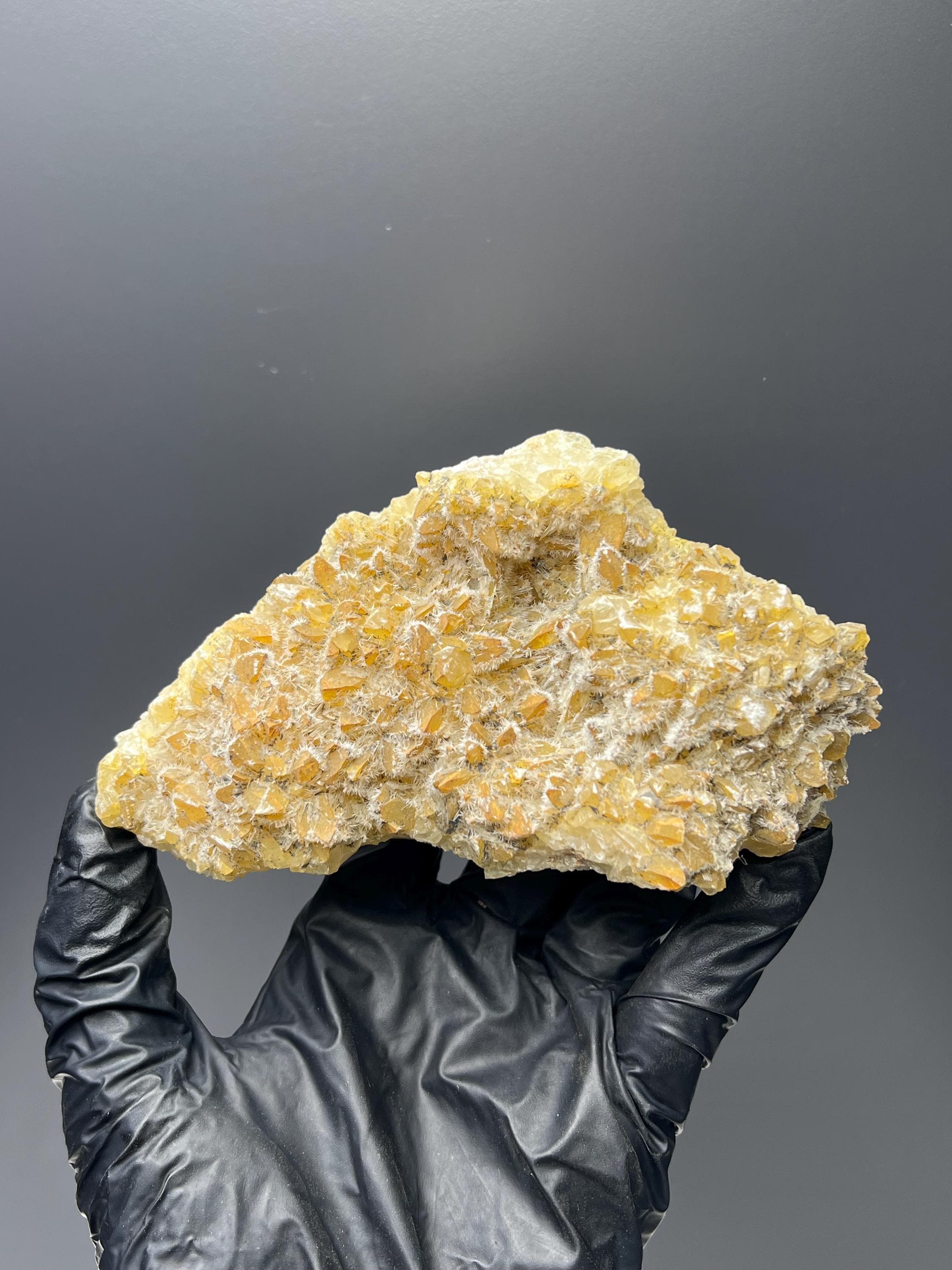 Feather Crystal Calcite Specimen - Crystal Gemstone AE 