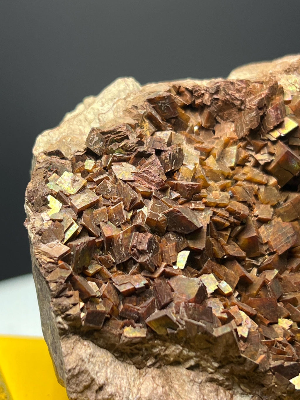 Museum Grade! Iridescent Crystal Iron Siderite, From Turkey - Crystal Gemstone AE 