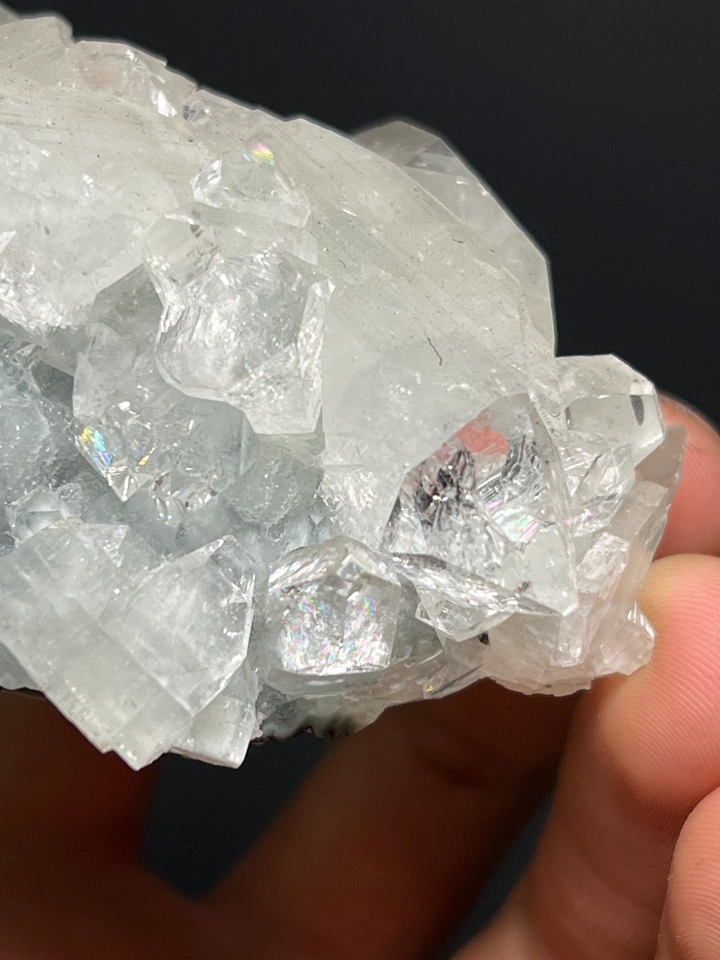 Stilbite XL. With Apophyllite XLS. - India - Crystal Gemstone AE 