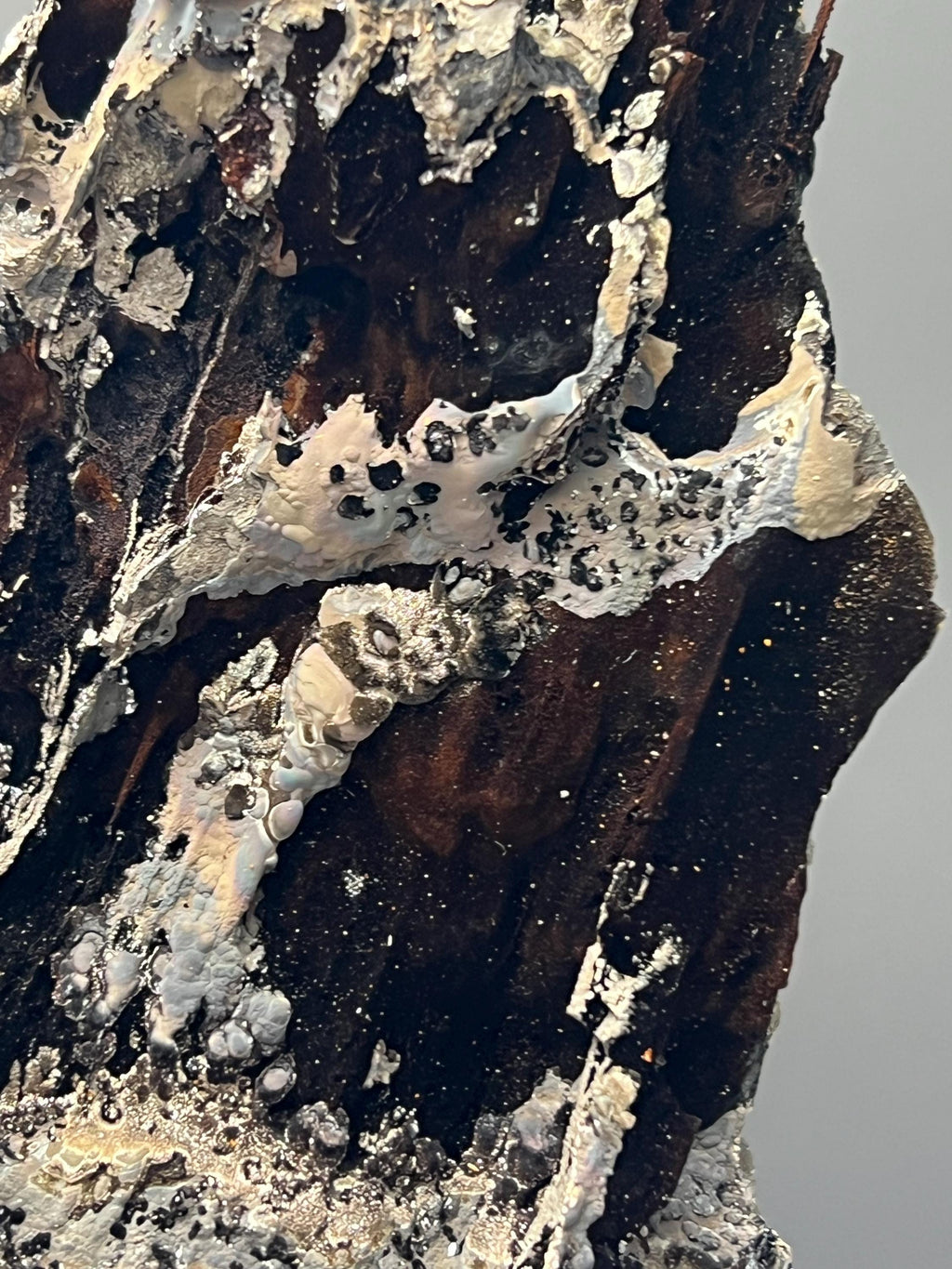 Special Quality, Showy Specularite And Limonite With Stalactite Goethite - Crystal Gemstone AE 