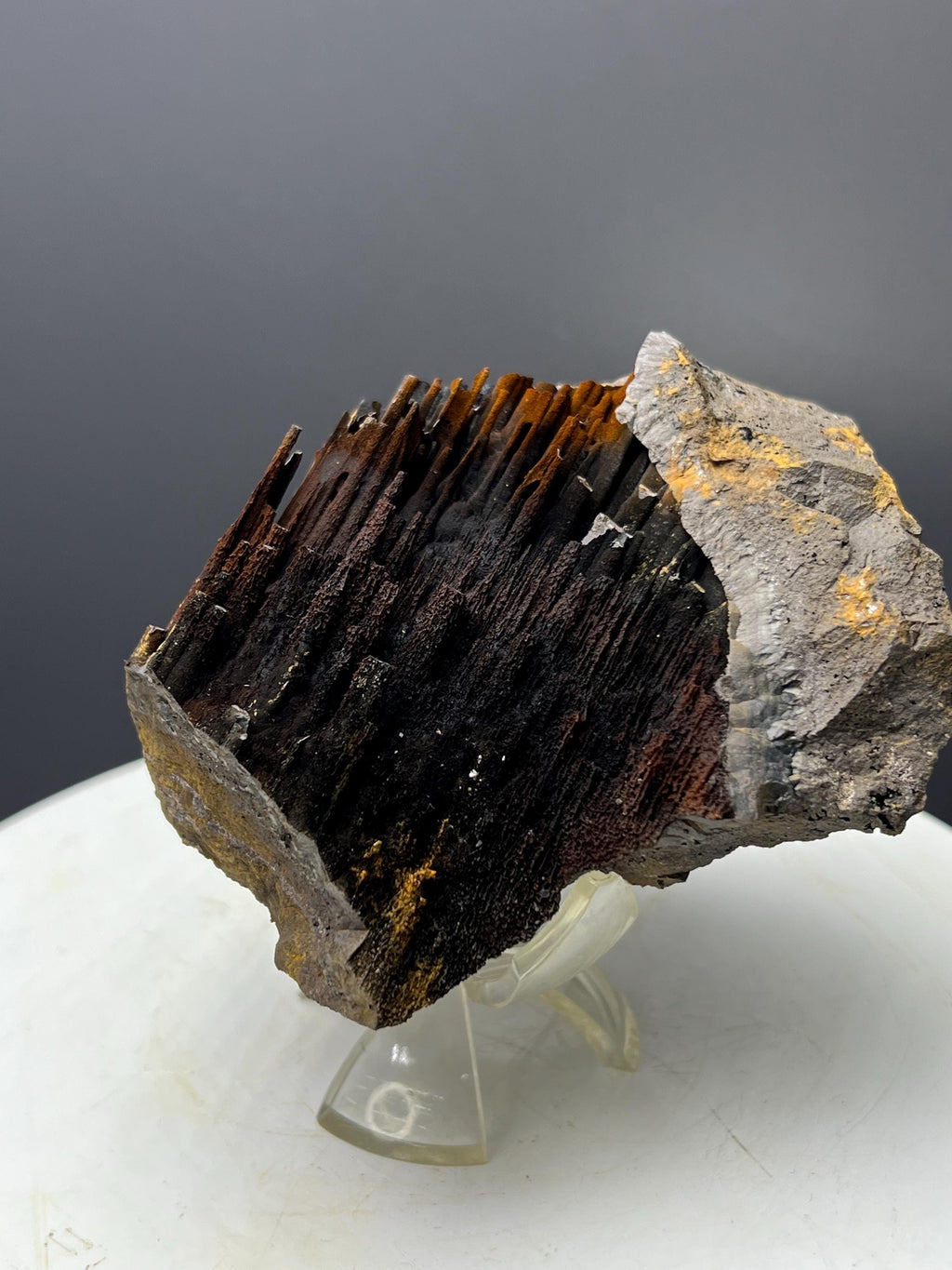 Limonite With Velvet Function Stalactite Goethite, For Special Collection - Crystal Gemstone AE 