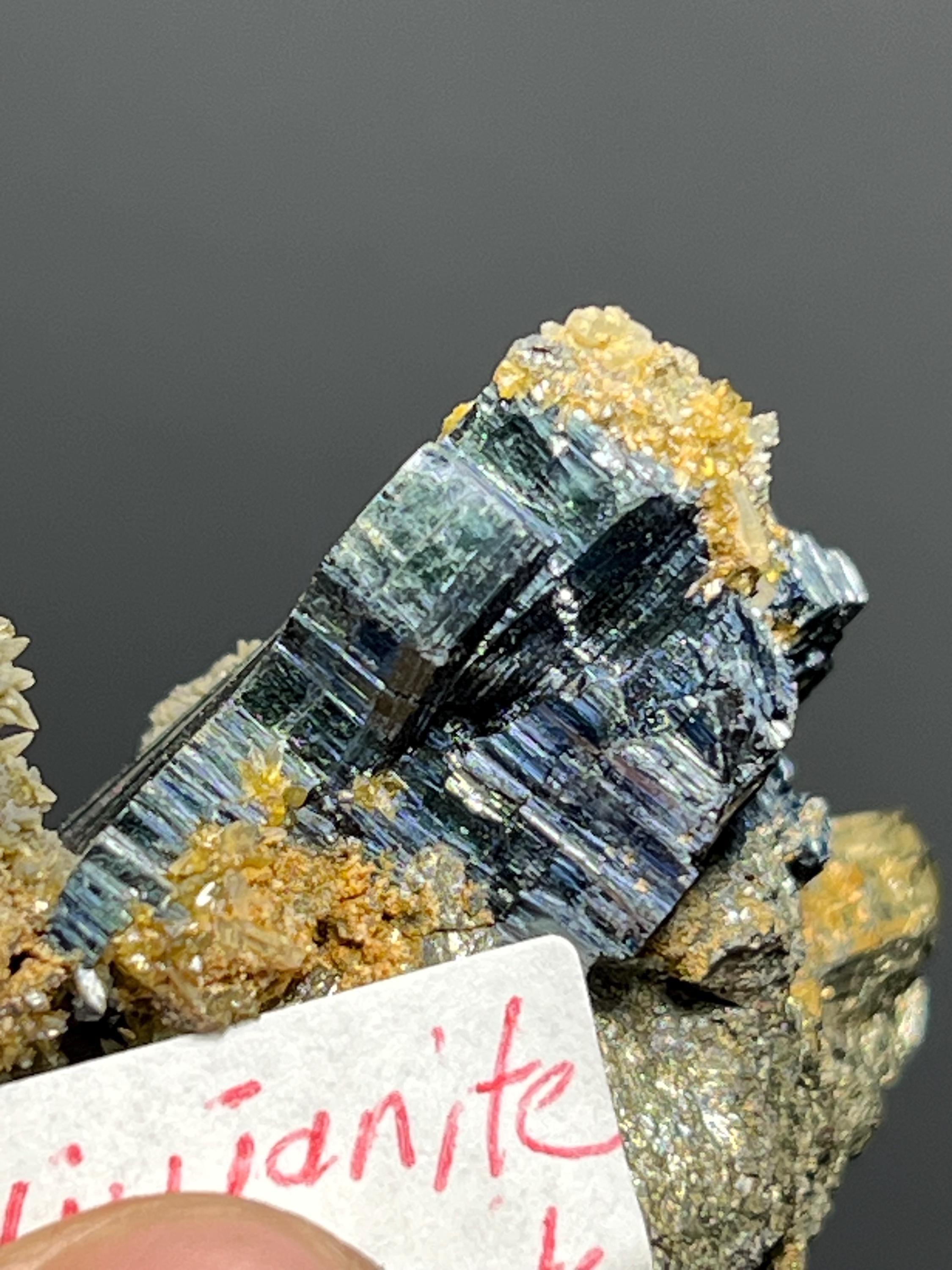 Museum Grade, Vivanite Childernite Specimen, 118gram - Crystal Gemstone AE 