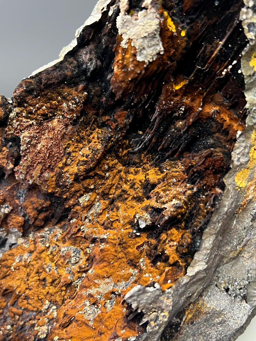 Museum Grade! Limonite And Specularite With Stalactites Goethite Specimen, For Special Collection - Crystal Gemstone AE 