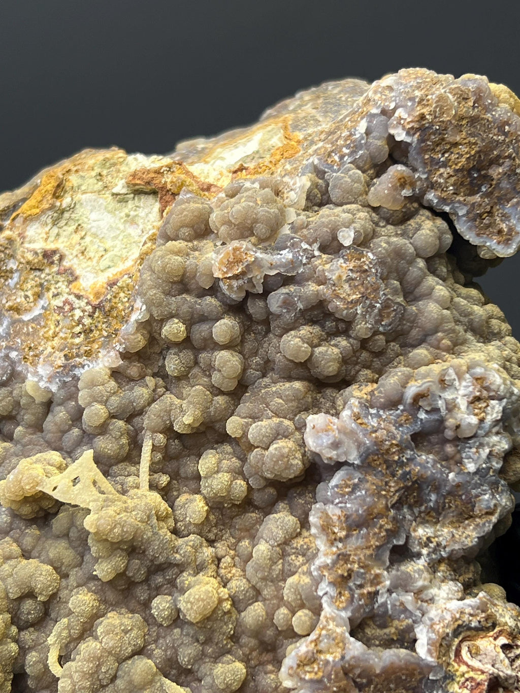 Botryoidal And Small Stalactite Formation Chalcedony Specimen - Crystal Gemstone AE 