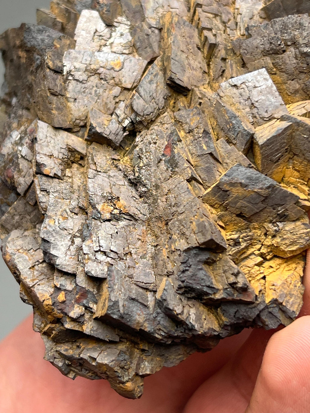 Very Special, Limonite On Iron Siderite, From Turkey - Crystal Gemstone AE 