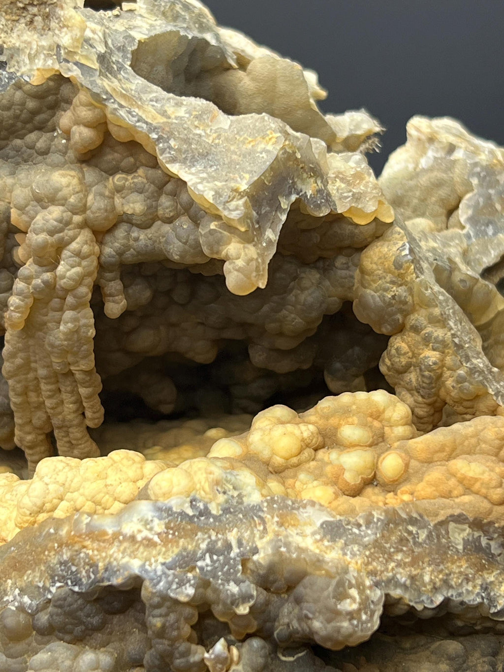Large Size Stalactites Chalcedony Specimen - Crystal Gemstone AE 