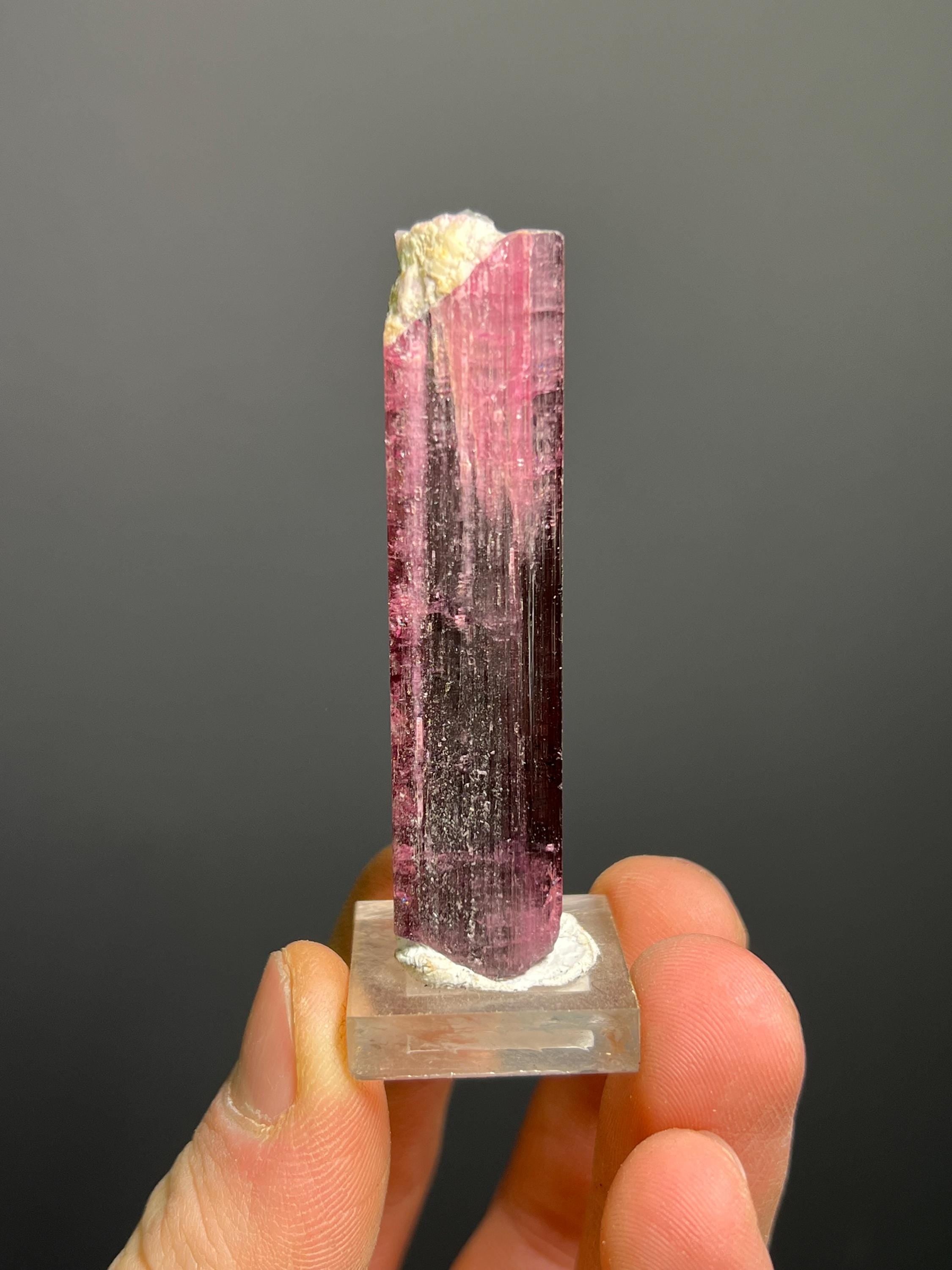 Special Elbaite Tourmaline Specimen - Crystal Gemstone AE 