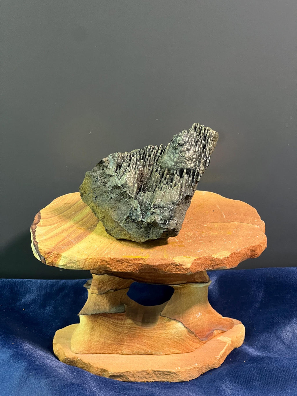 "Museum Grade" Golden Color Stalactite Goethite - Crystal Gemstone AE 