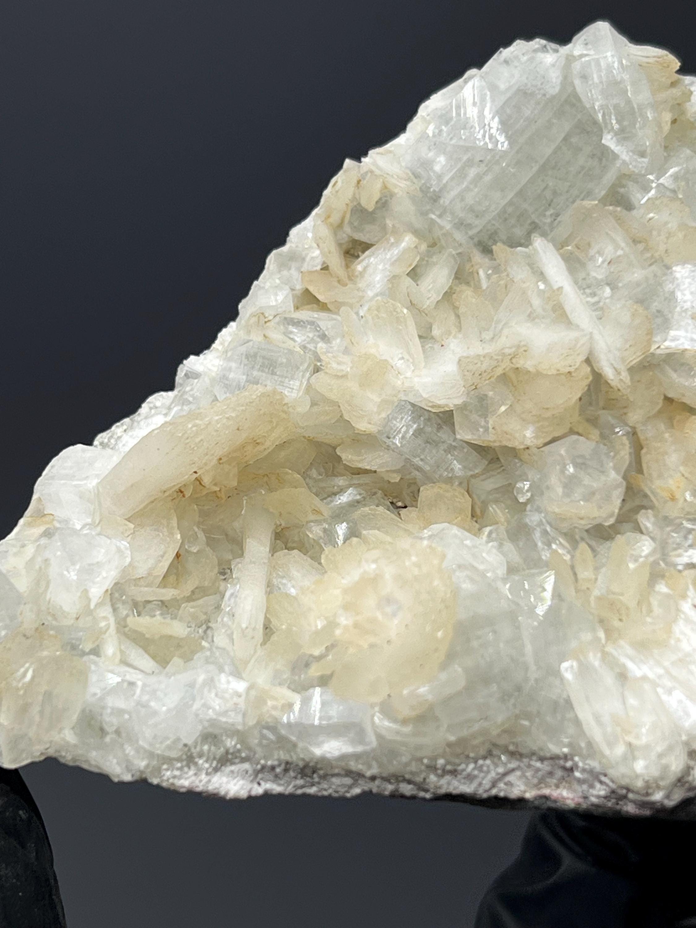Fluorapophyllite And Apophyllite With Stilbite - Crystal Gemstone AE 