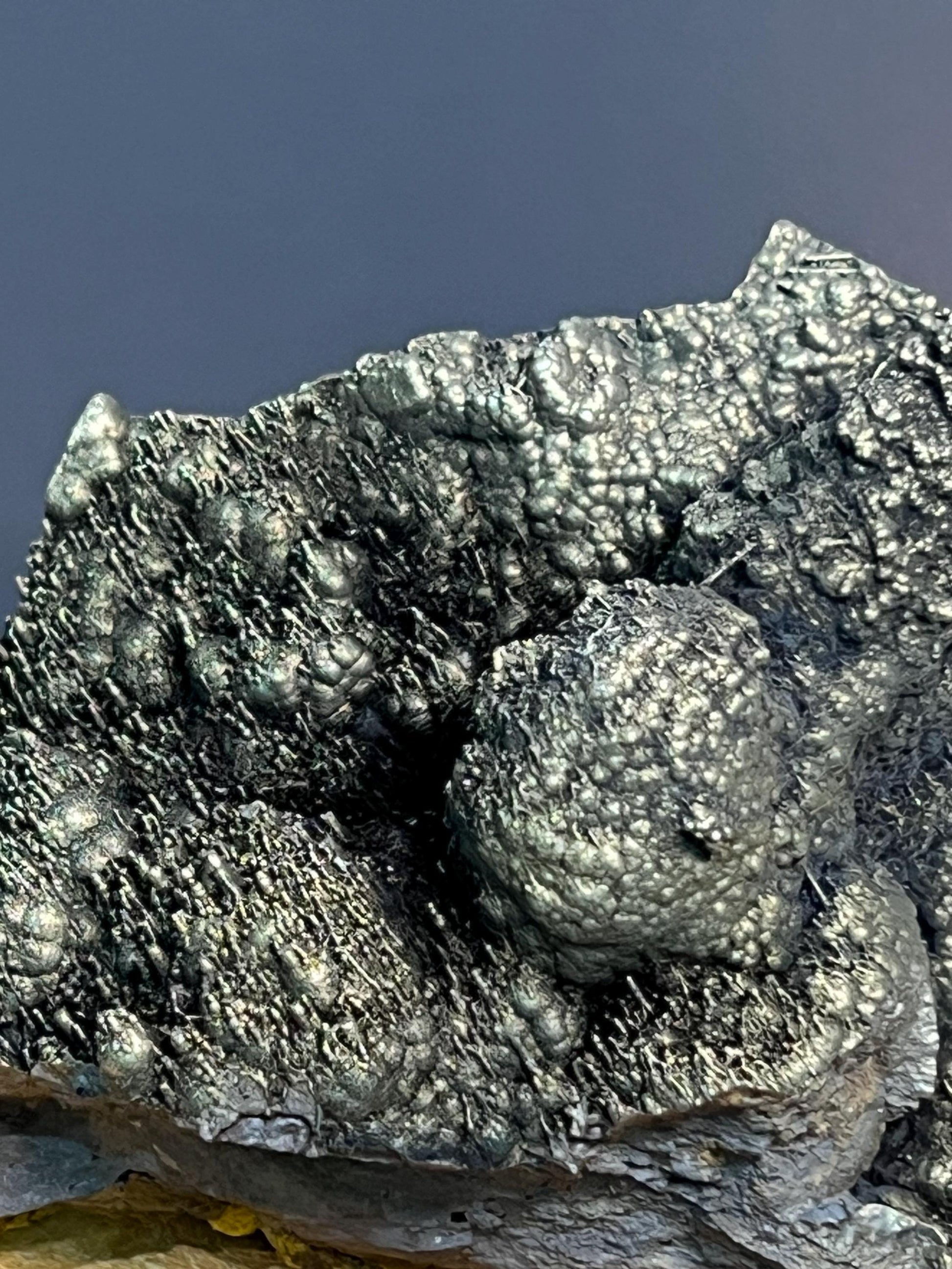 Museum Quality Showy Golden Color Small Stalactites Goethite Specimen - Crystal Gemstone AE 