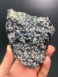 Double Sided Colored Alloy Snowflake Obsidian - Crystal Gemstone AE 