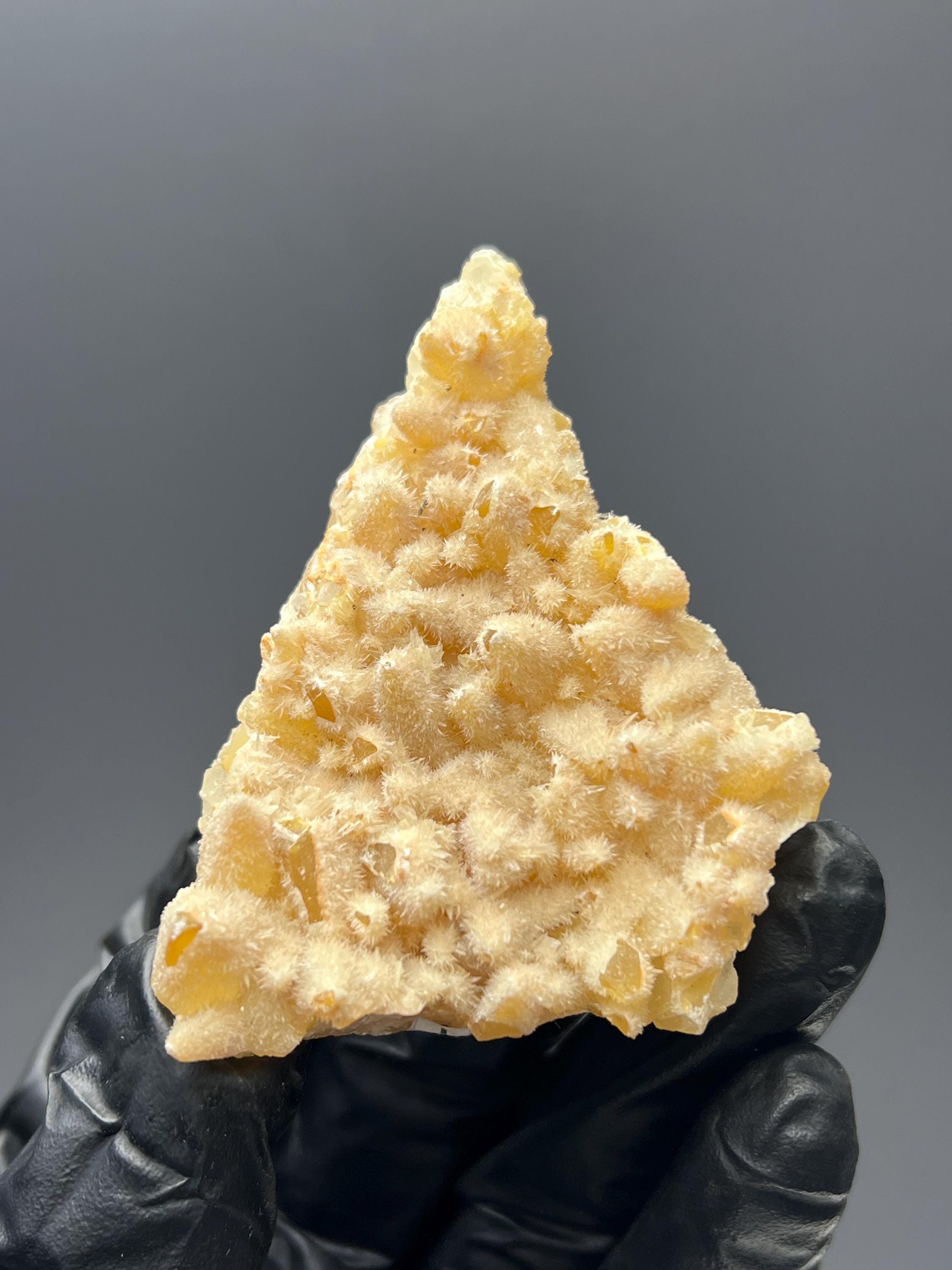 Double Sided Feather Crystal Calcite Specimen - Crystal Gemstone AE 