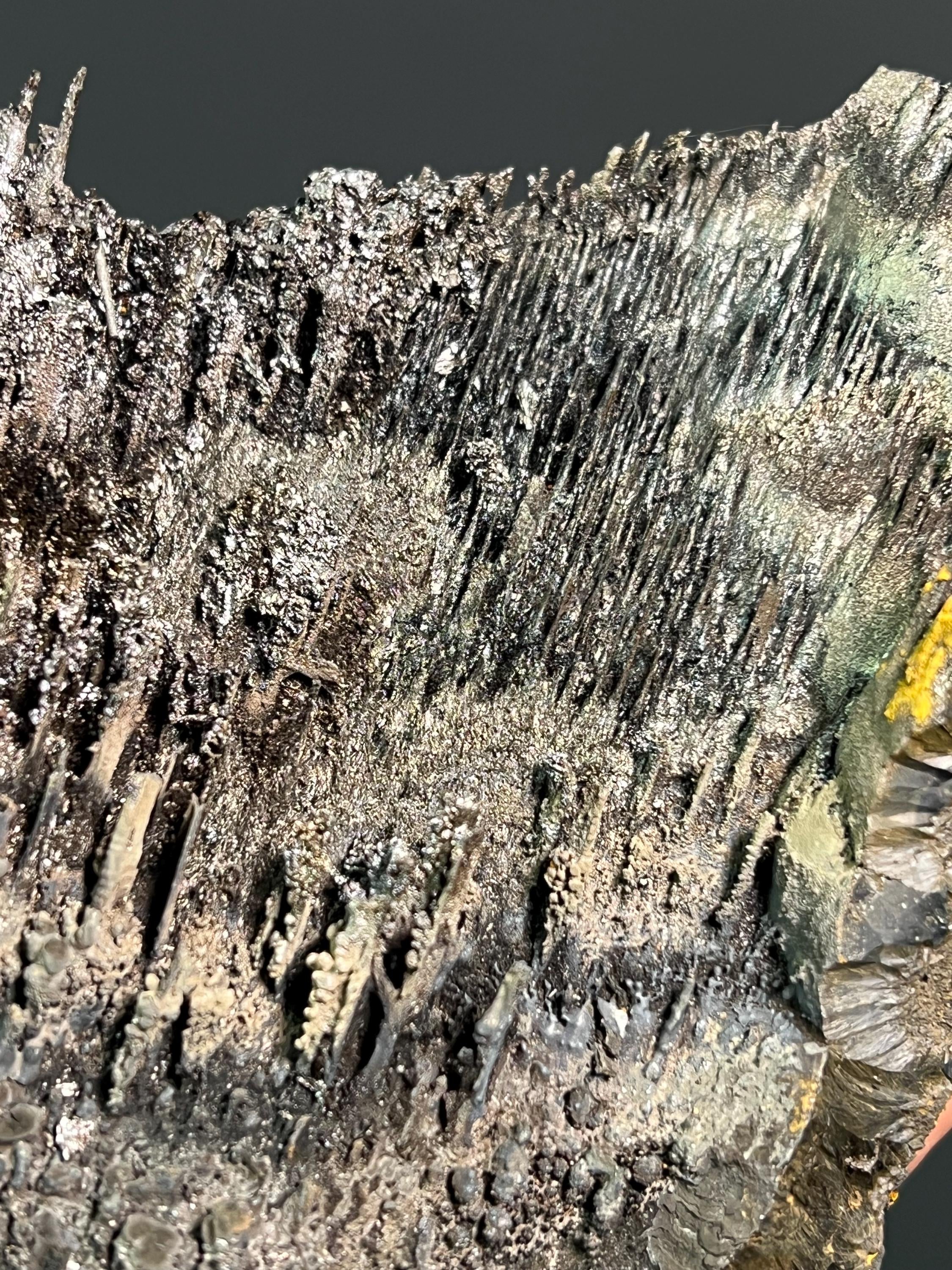 Museum Grade Specularite With Stalactite Goethite - Crystal Gemstone AE 