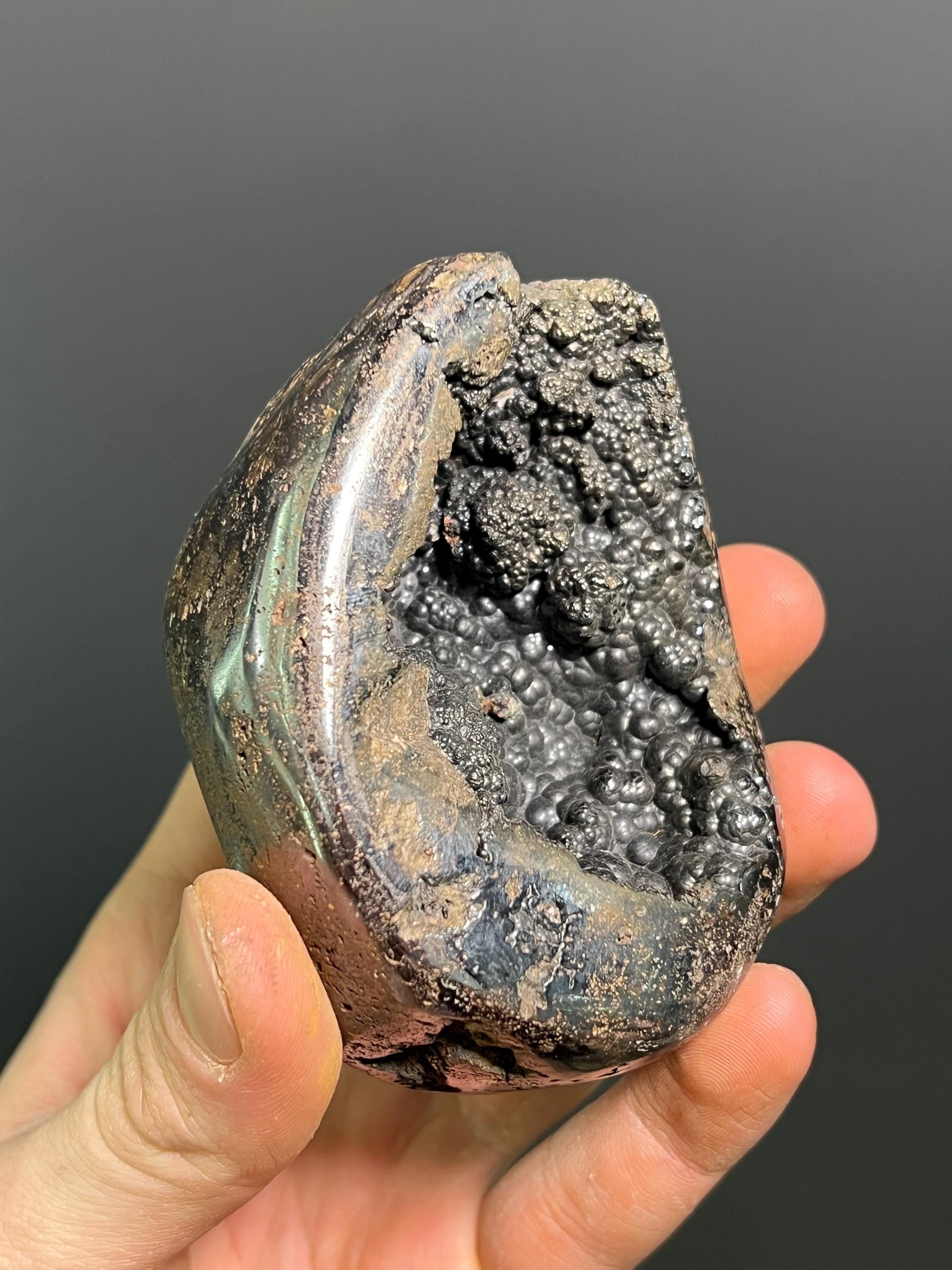 Polished Natural Goethite Specimen, 380gram - Crystal Gemstone AE 