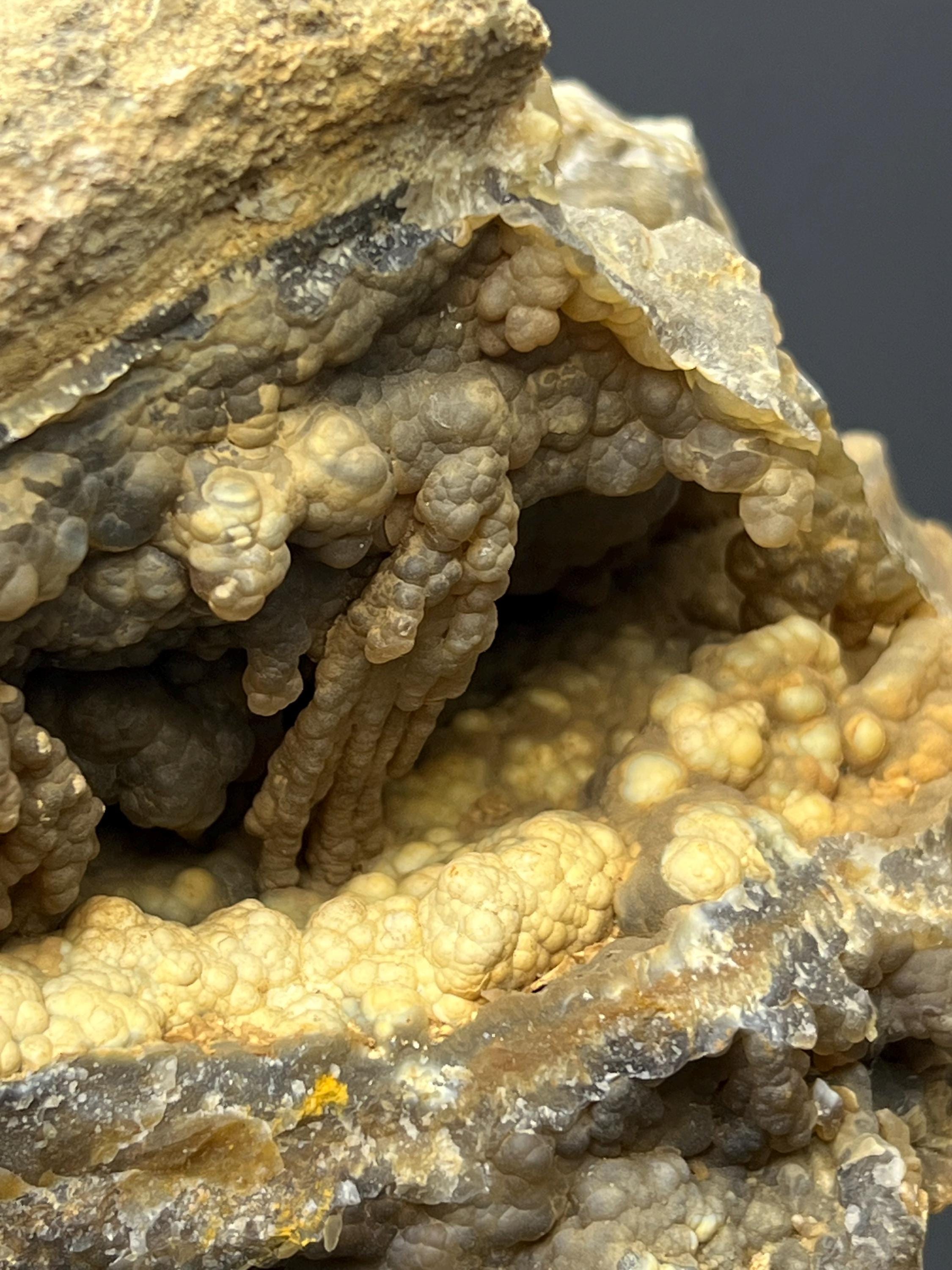 Large Size Stalactites Chalcedony Specimen - Crystal Gemstone AE 