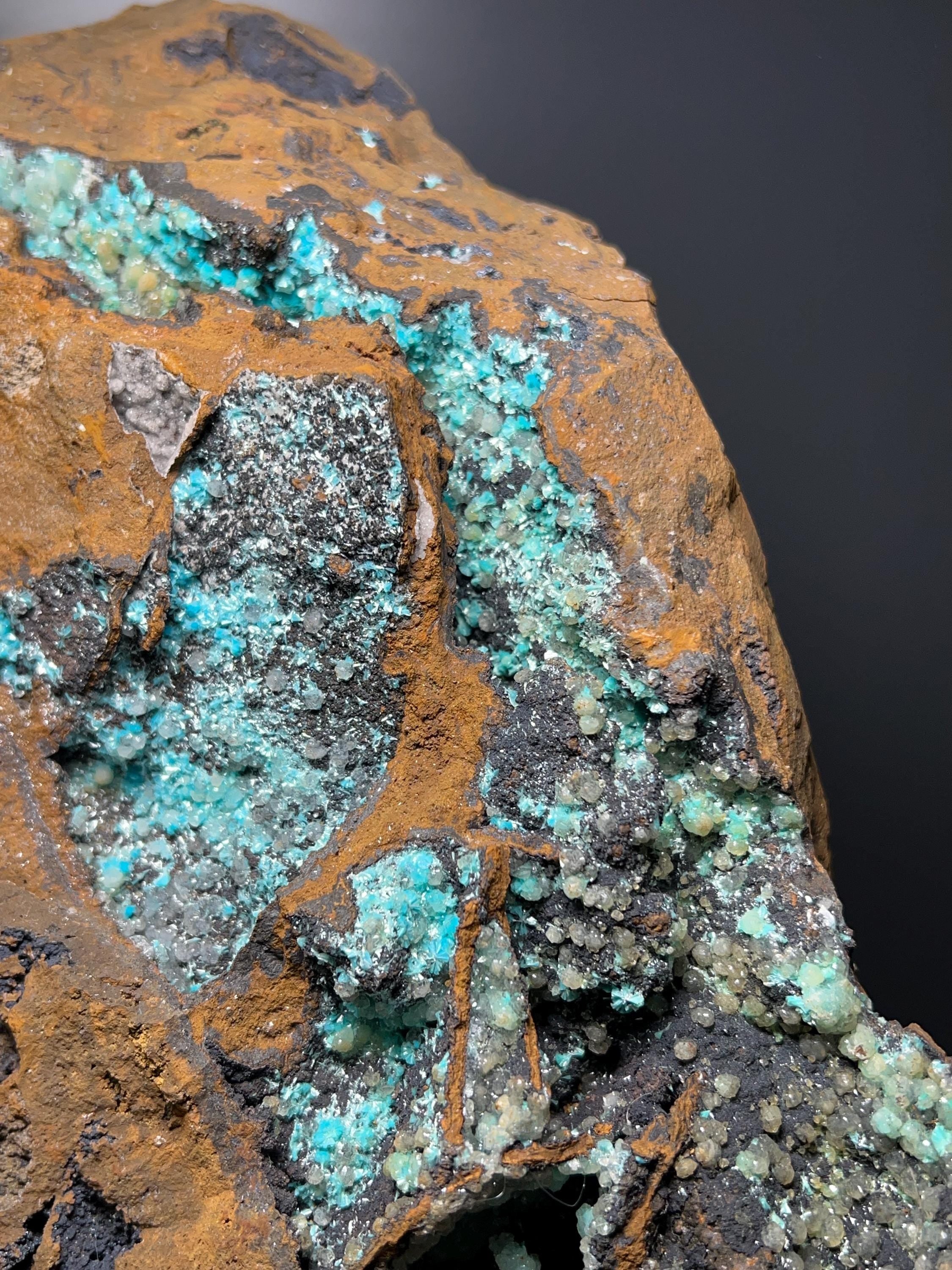 Museum Grade, Large Size Aurichalcite - Crystal Gemstone AE 