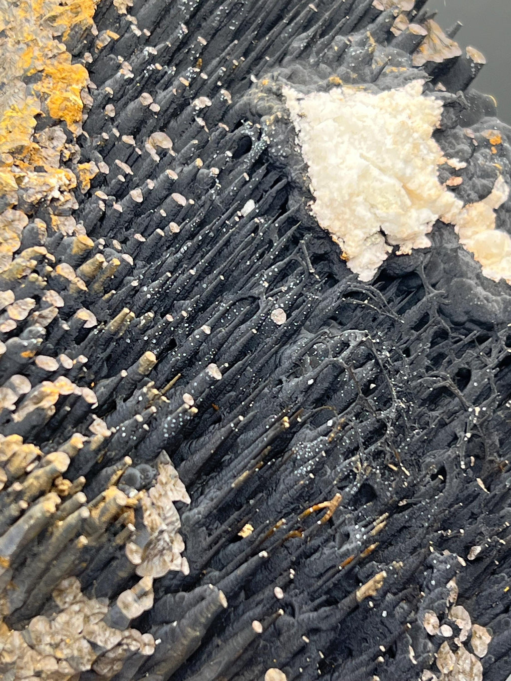 Museum Quality, Calcite on stalactite city and bridges goethite, Special Collections - Crystal Gemstone AE 