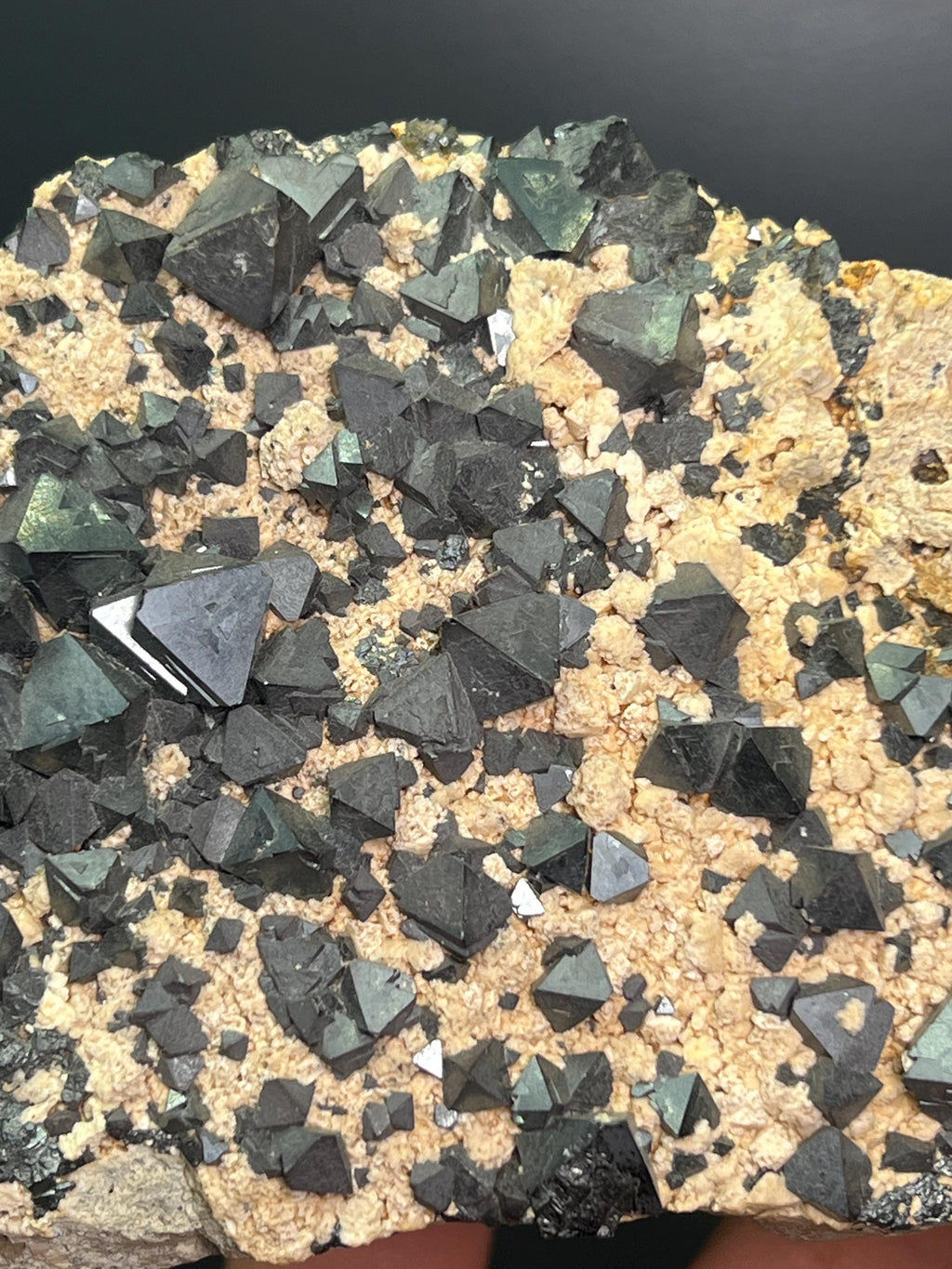 Magnetite On Matrix Specimen - Crystal Gemstone AE 