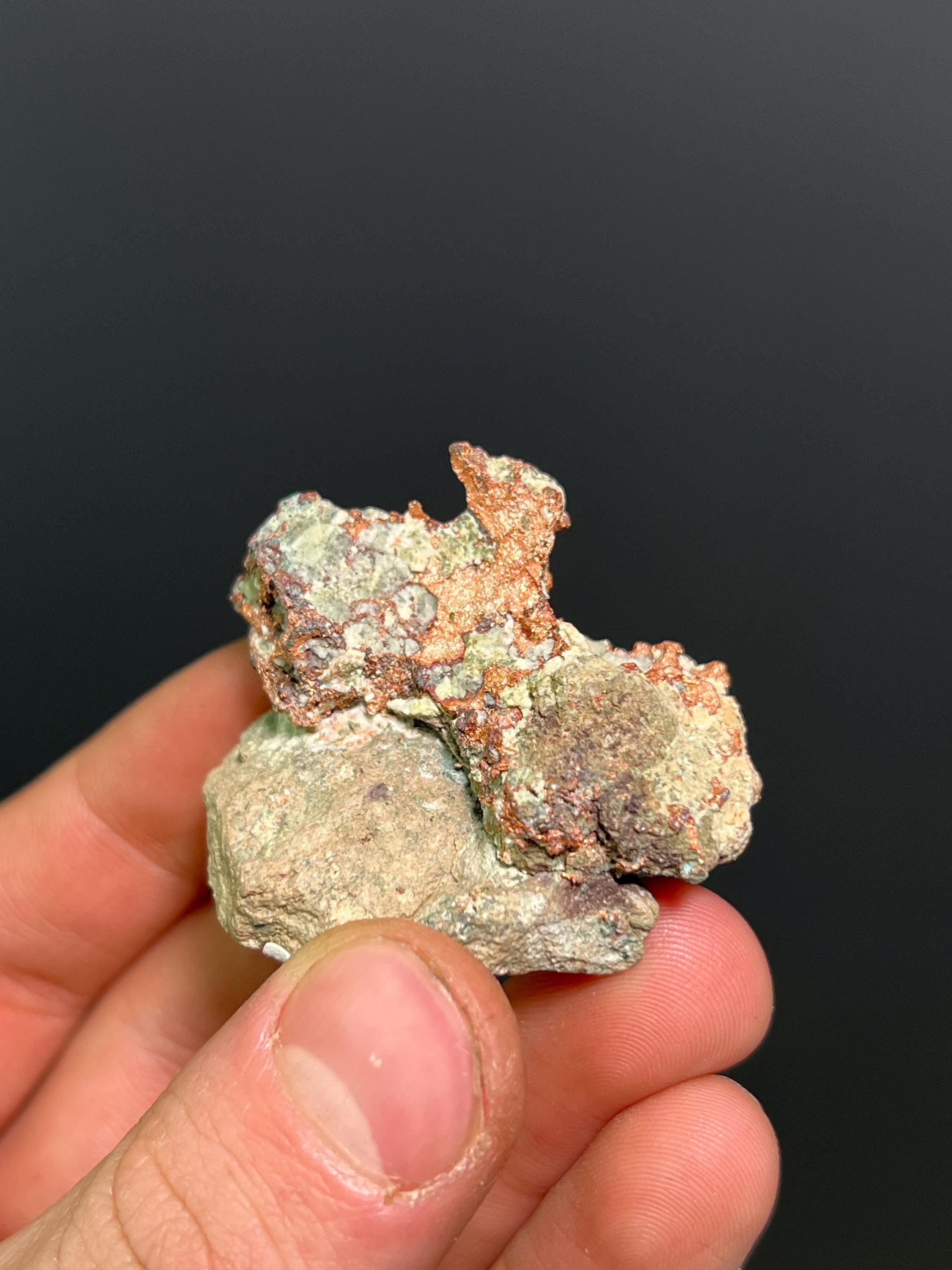 Native Copper - USA - Crystal Gemstone AE 