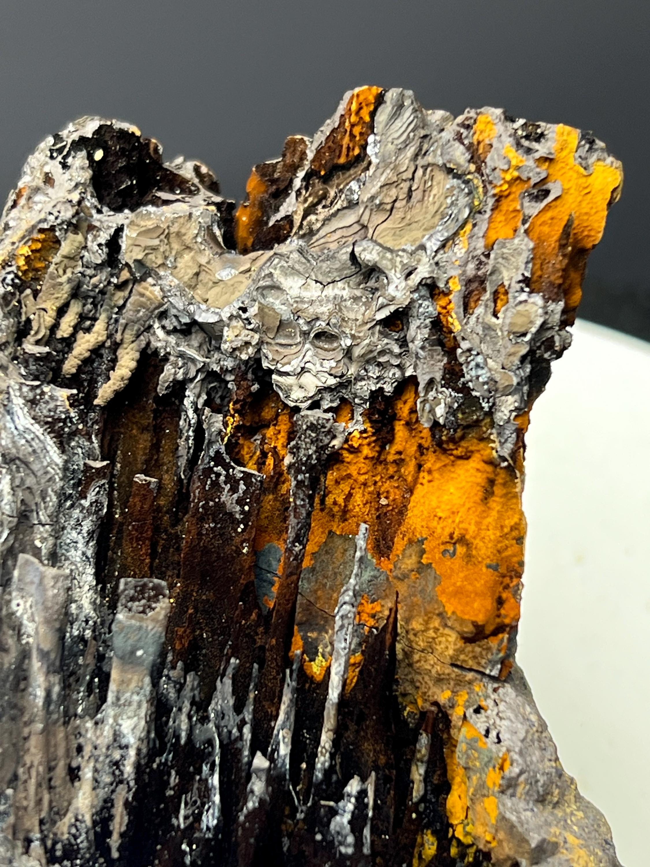 Museum Grade, Very Special Limonite And Specularite With Stalactite Goethite Specimen - Crystal Gemstone AE 