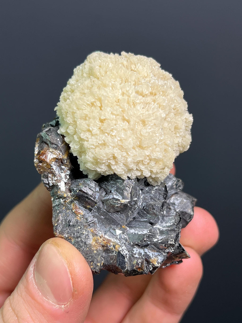 Top Quality Barite With Sphalerite Specimen, 250gram - Crystal Gemstone AE 