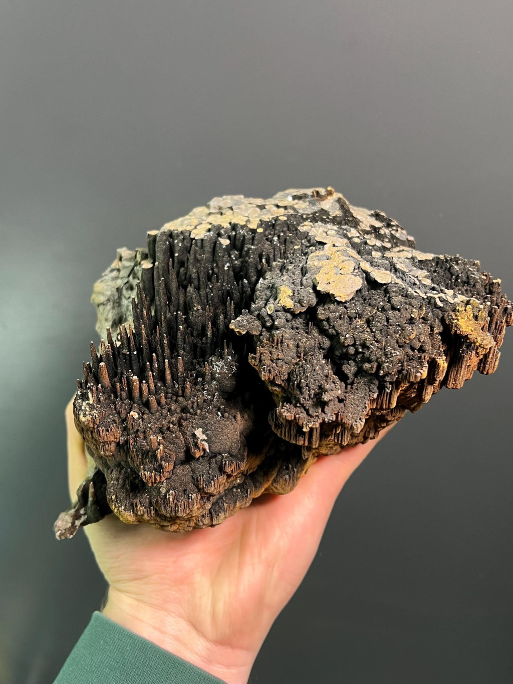 Museum Grade Limonite With Stalactite Goethite - Crystal Gemstone AE 