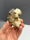 Calcite With Smoky Quartz - Crystal Gemstone AE 