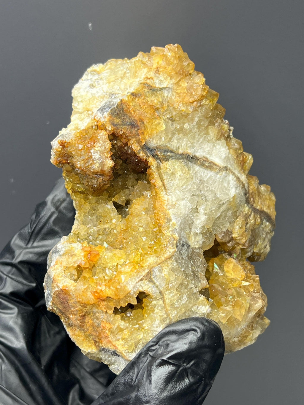 Iridescent Citrine Specimen - West Anatolia, Turkey - Crystal Gemstone AE 