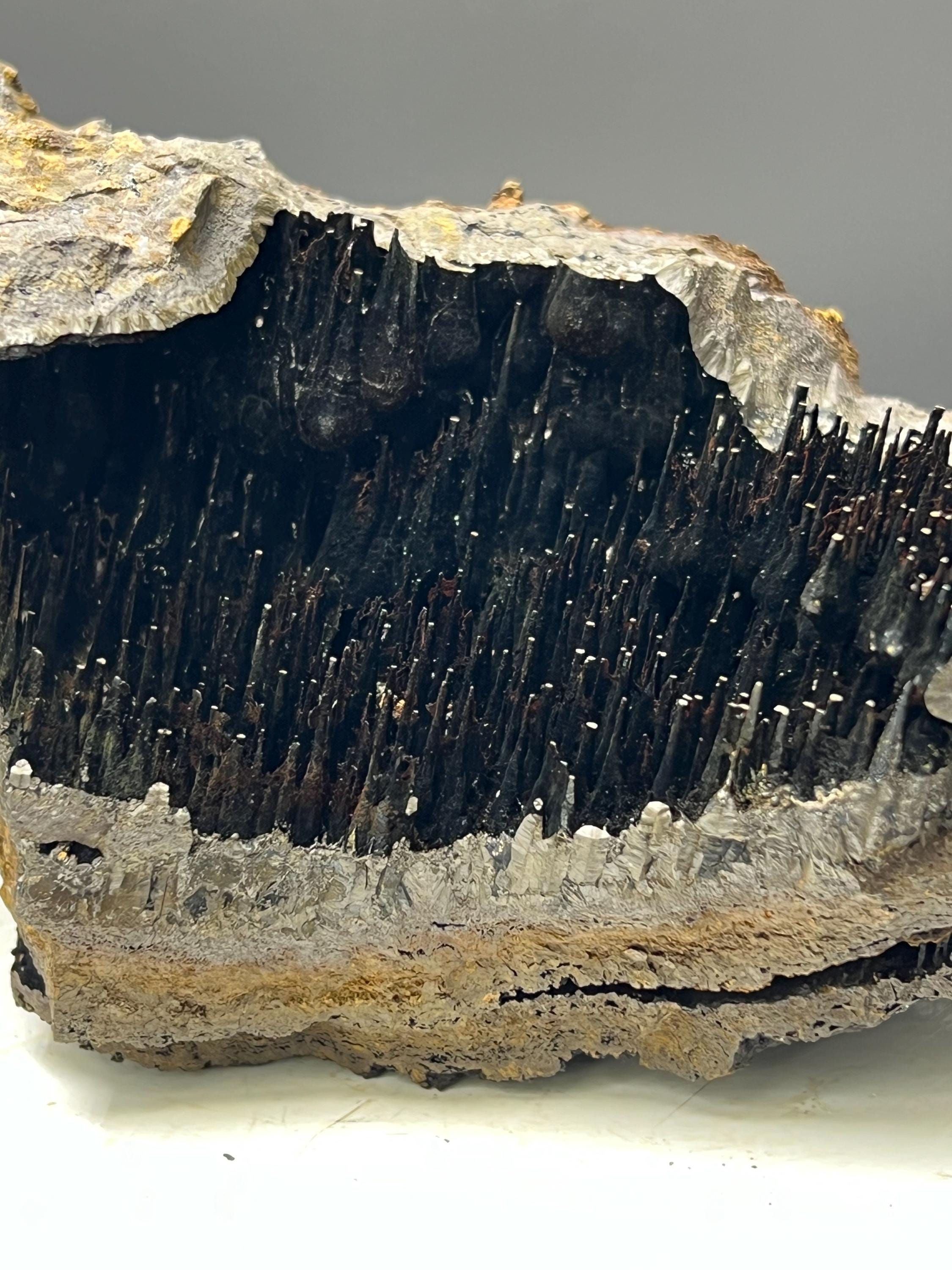 Very Special And Showy Stalactite Goethite Specimen - Crystal Gemstone AE 