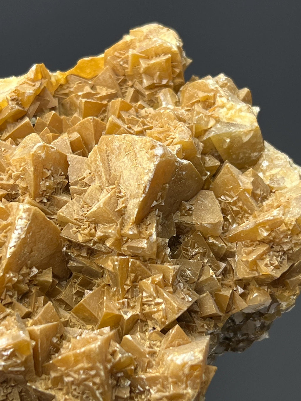 Orange Crystal Calcite from Kayseri, Turkey - Crystal Gemstone AE 