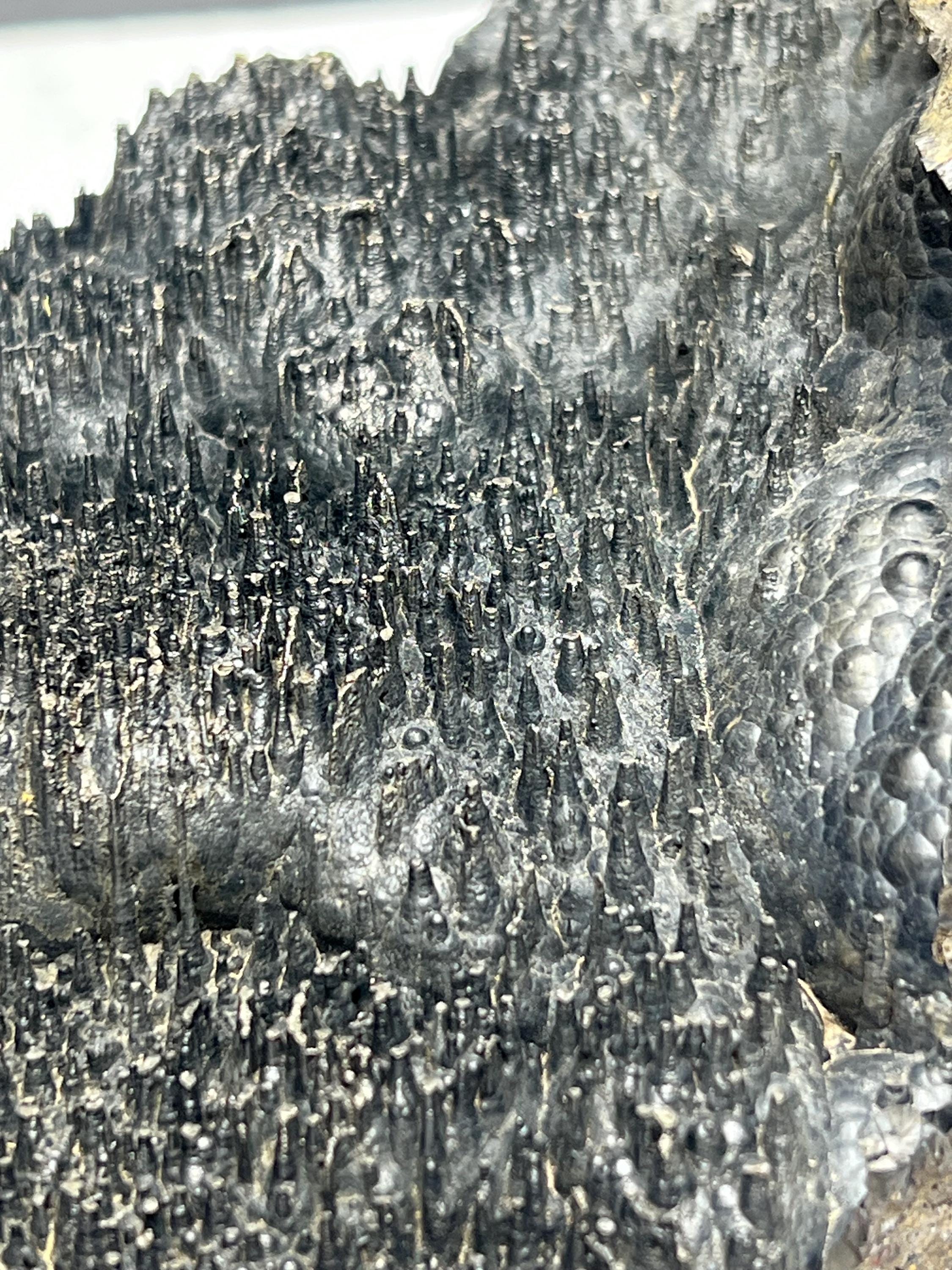 Museum quality, Very special slim stalactites Goethite specimen, Special Collections - Crystal Gemstone AE 