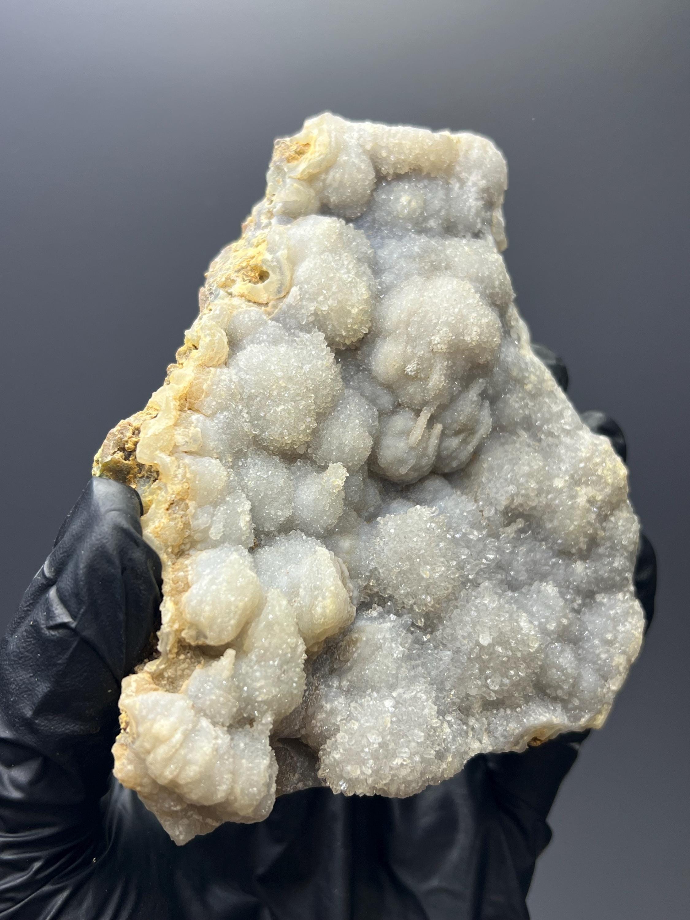 Chalcedony & Calcite Specimen - Crystal Gemstone AE 
