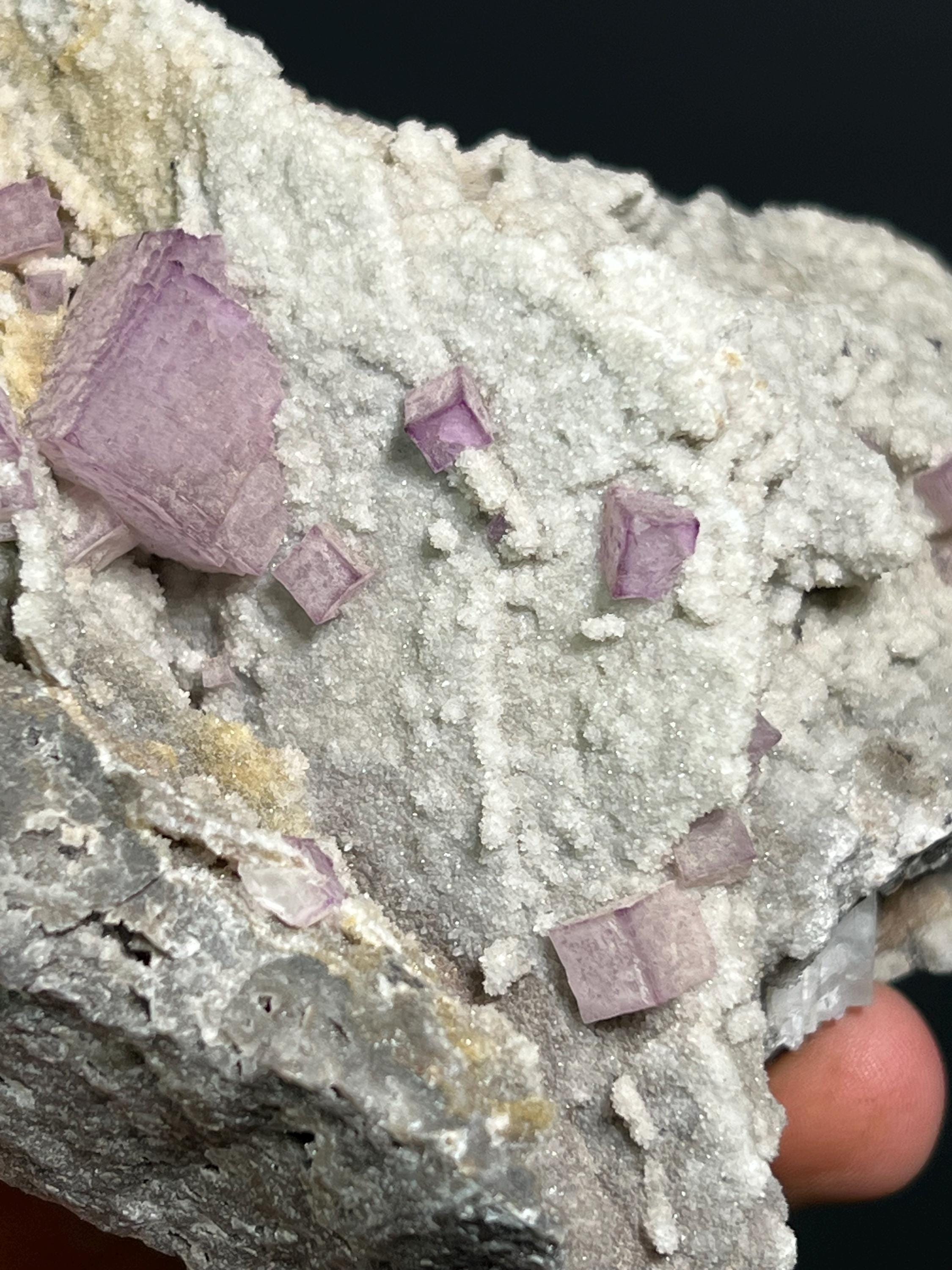 Special Formation Pink Fluorite Specimen, 544gram - Crystal Gemstone AE 